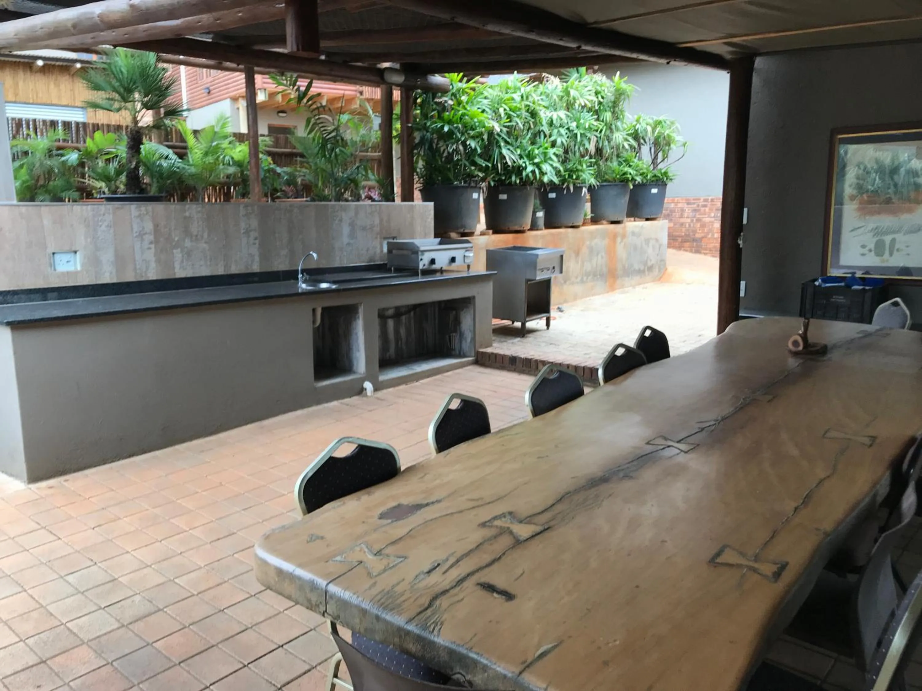 Dining area in Amafu Forest Lodge