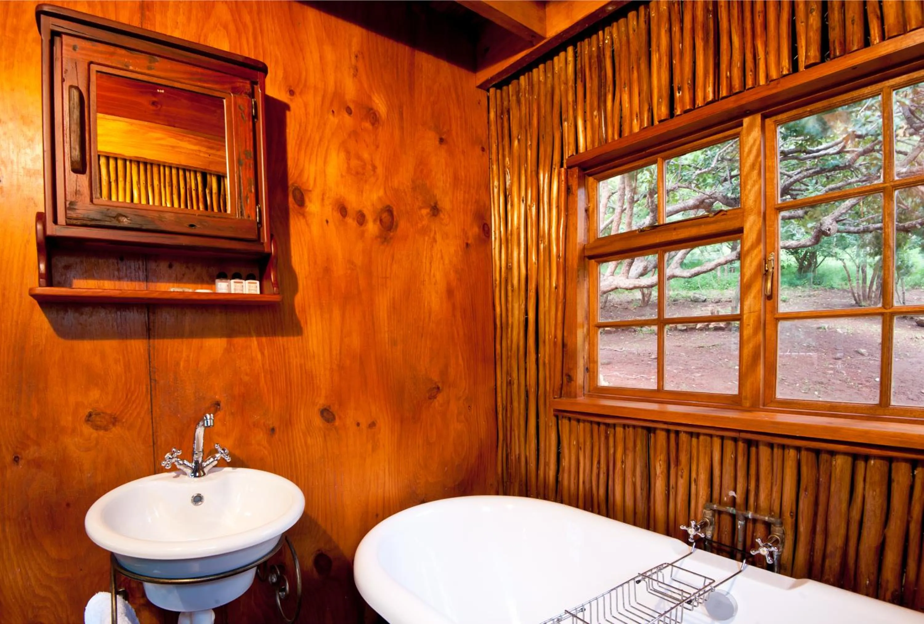Bathroom in Amafu Forest Lodge