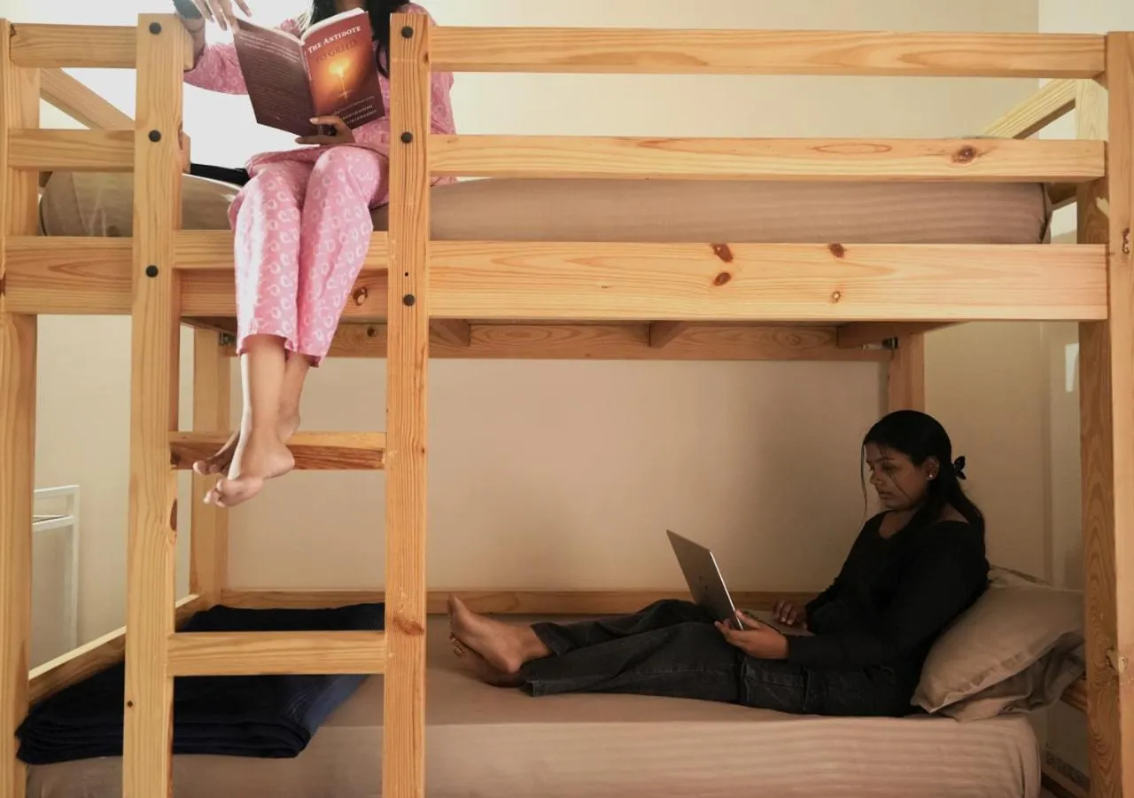 Bedroom, Bed in Palace Hostel by Borrbo