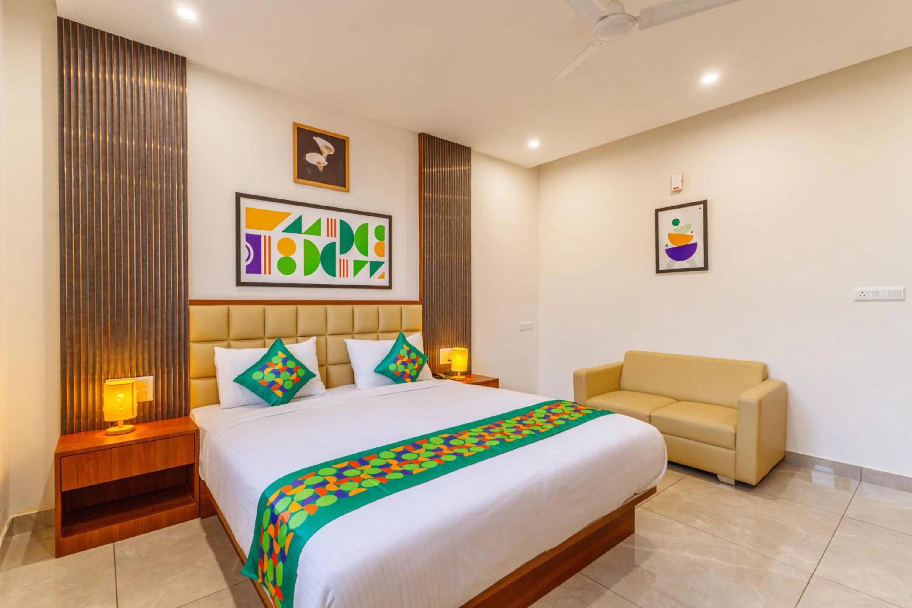 Bedroom, Bed in Treebo RC Comforts