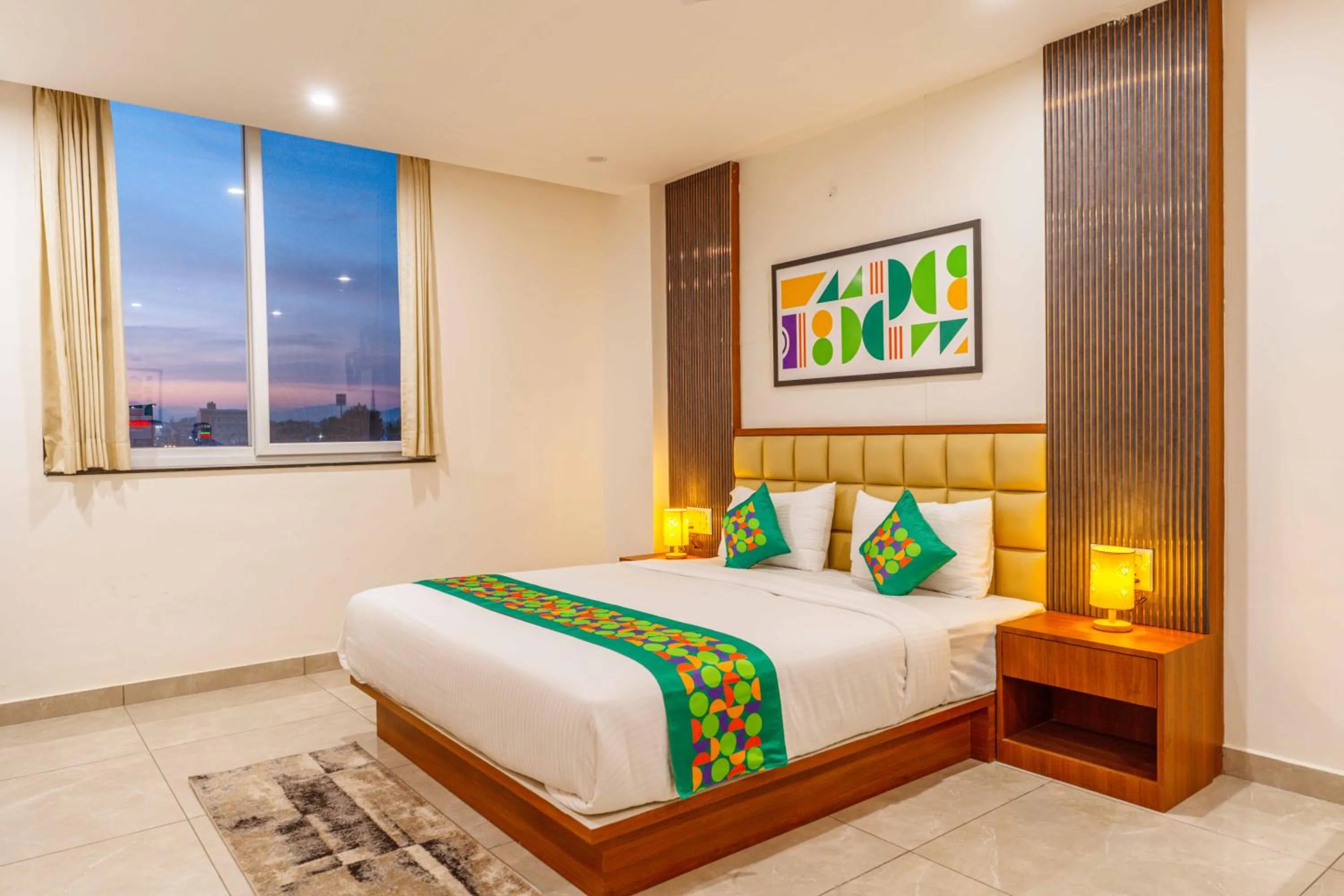 Bedroom, Bed in Treebo RC Comforts