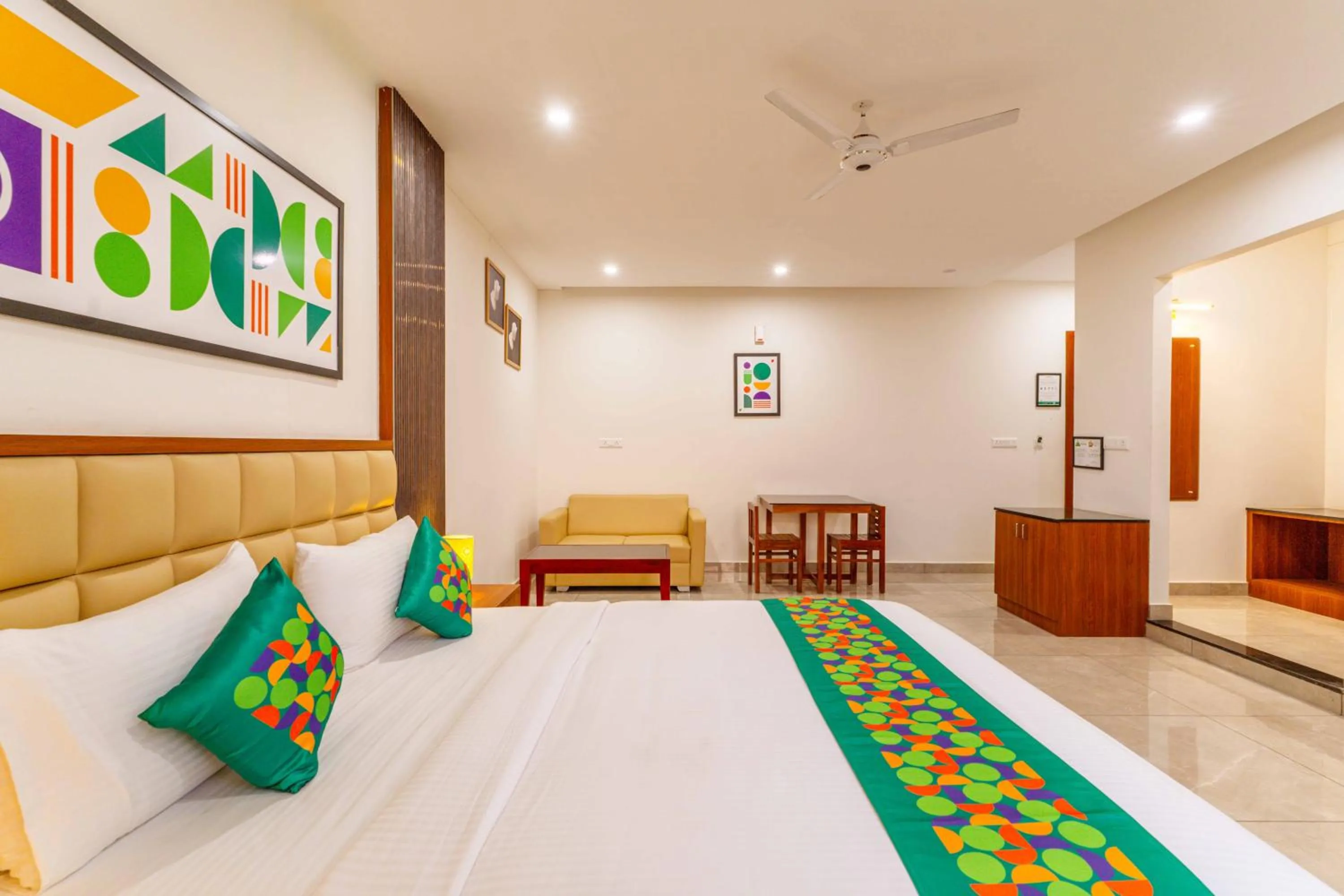 Bedroom, Bed in Treebo RC Comforts