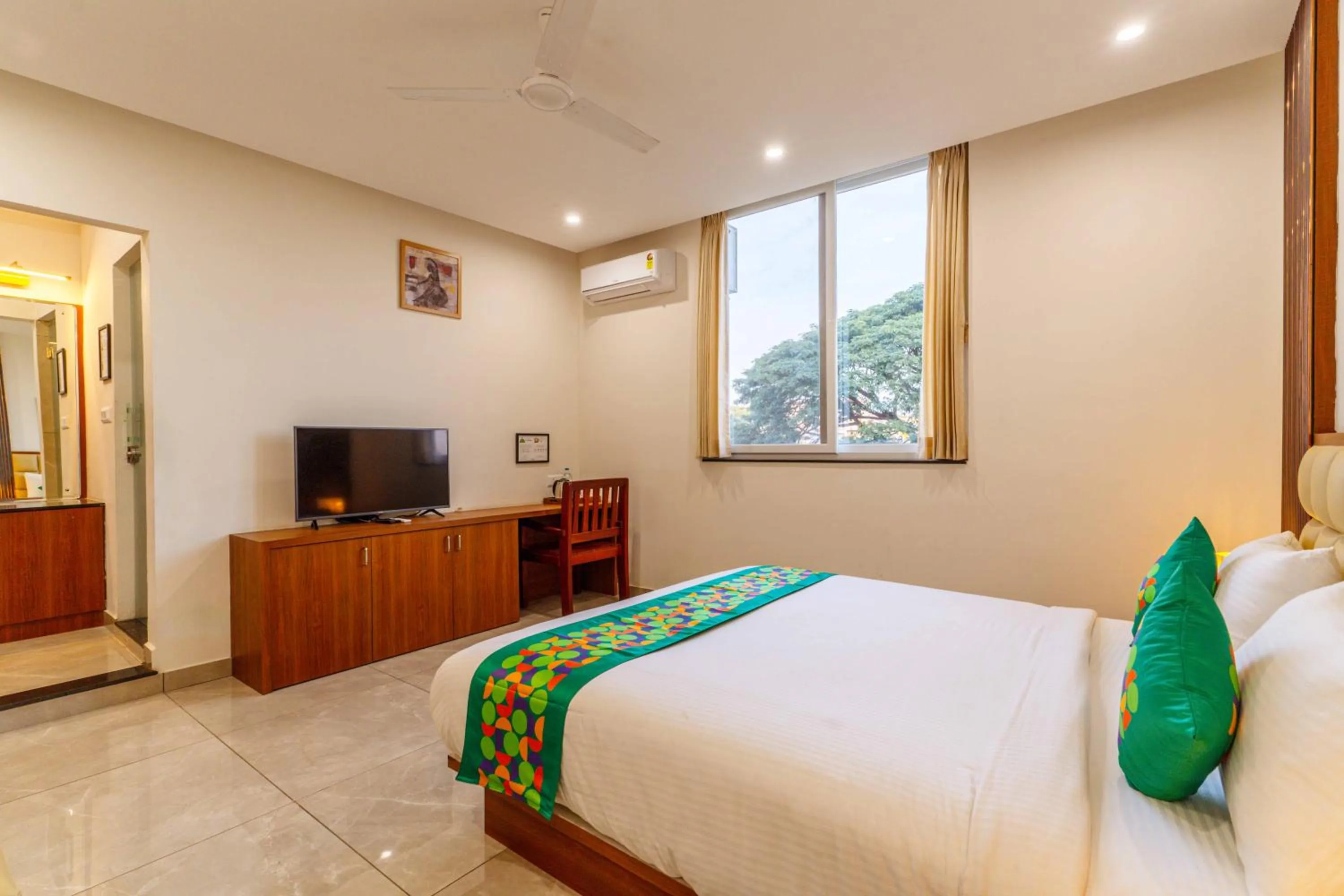 Bedroom, Bed in Treebo RC Comforts