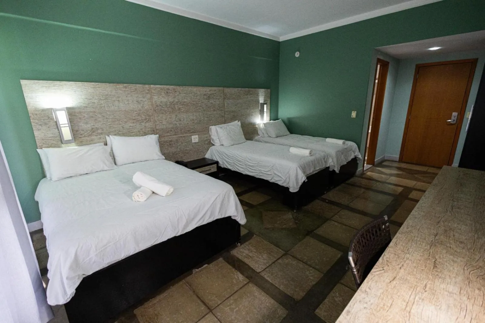 Bed in ARAGUAIA HOTEL