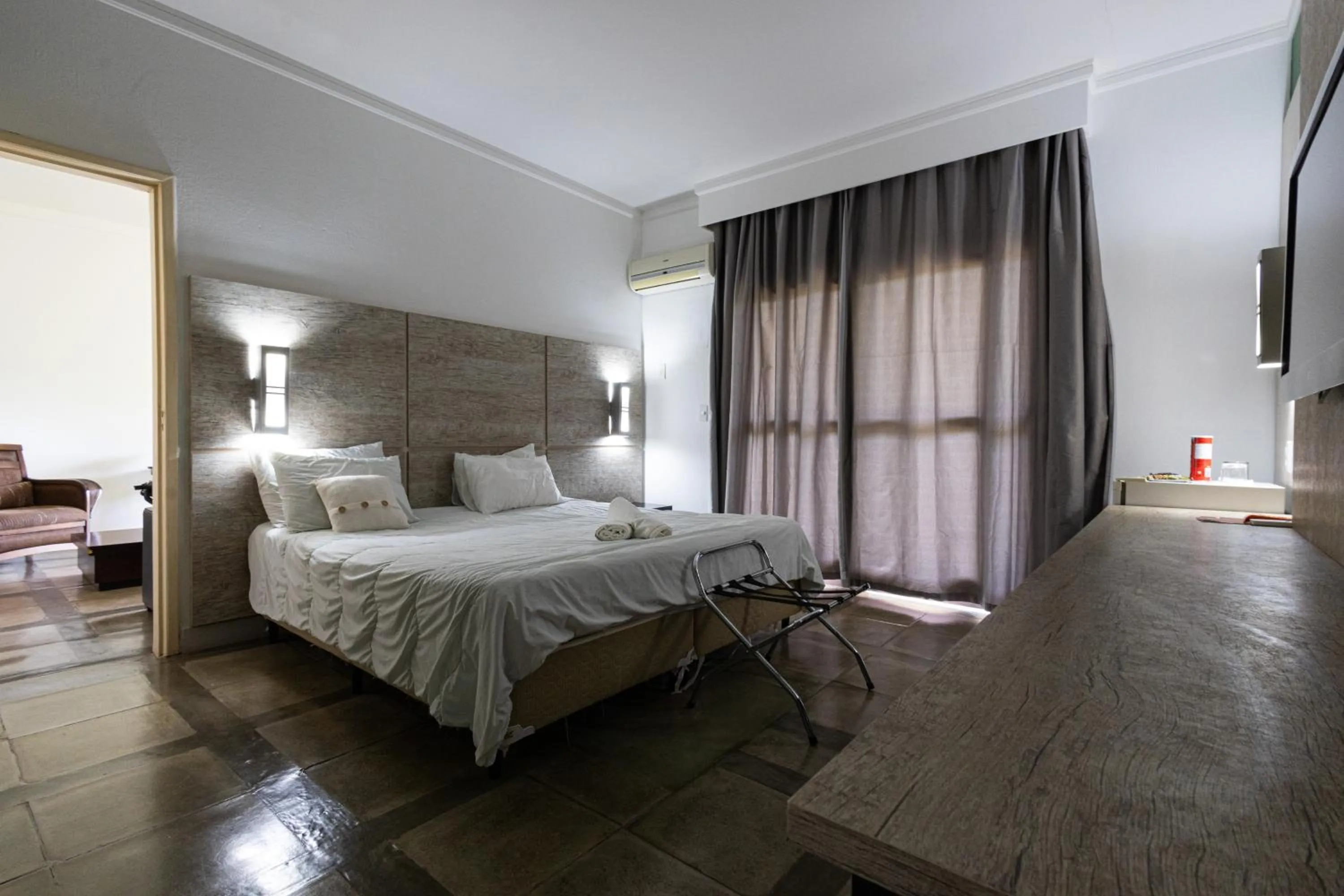 Bed in ARAGUAIA HOTEL