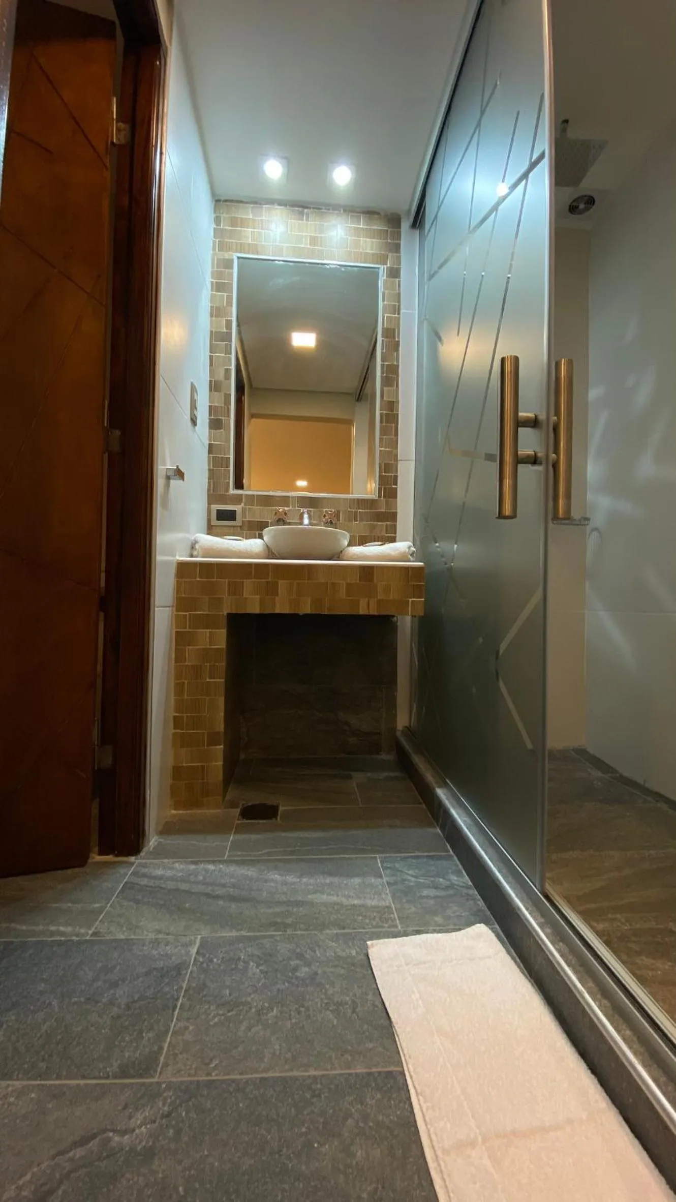 Bathroom in Adobe Suites