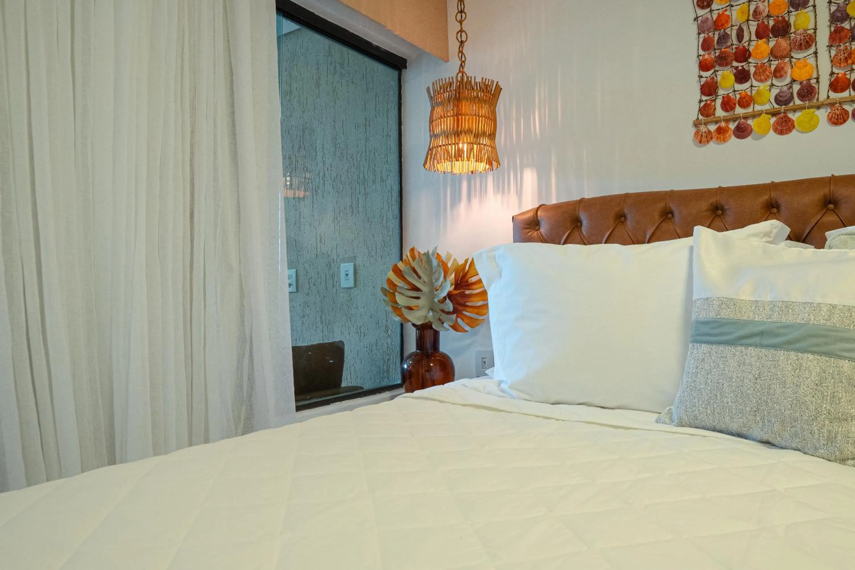 Bed in Pousada Mansão da Costa