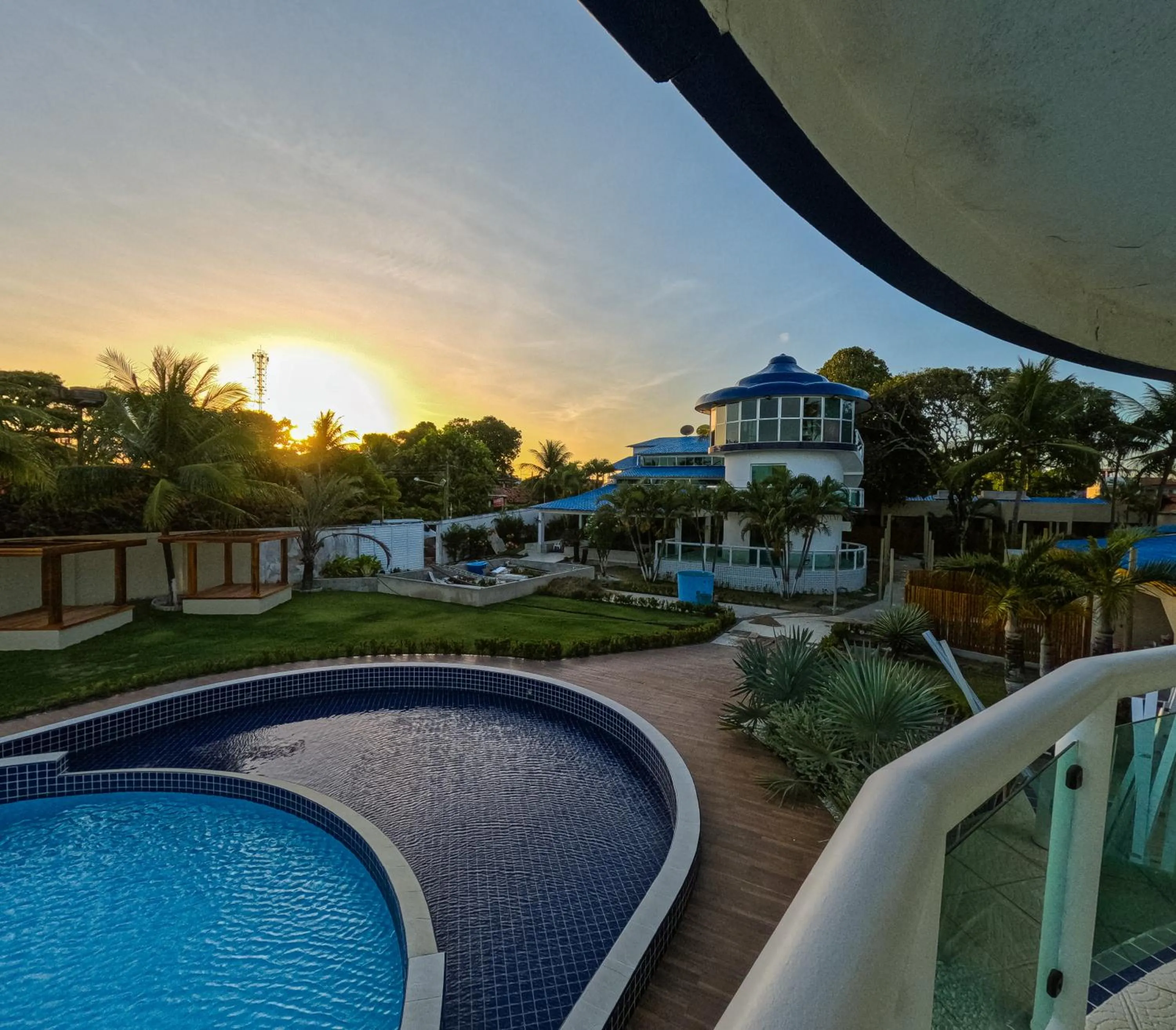 Sunset in Pousada Mansão da Costa