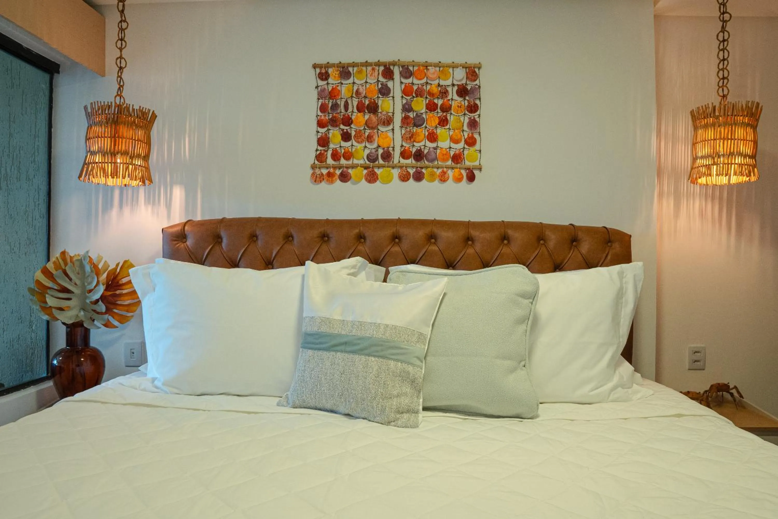 Bed in Pousada Mansão da Costa