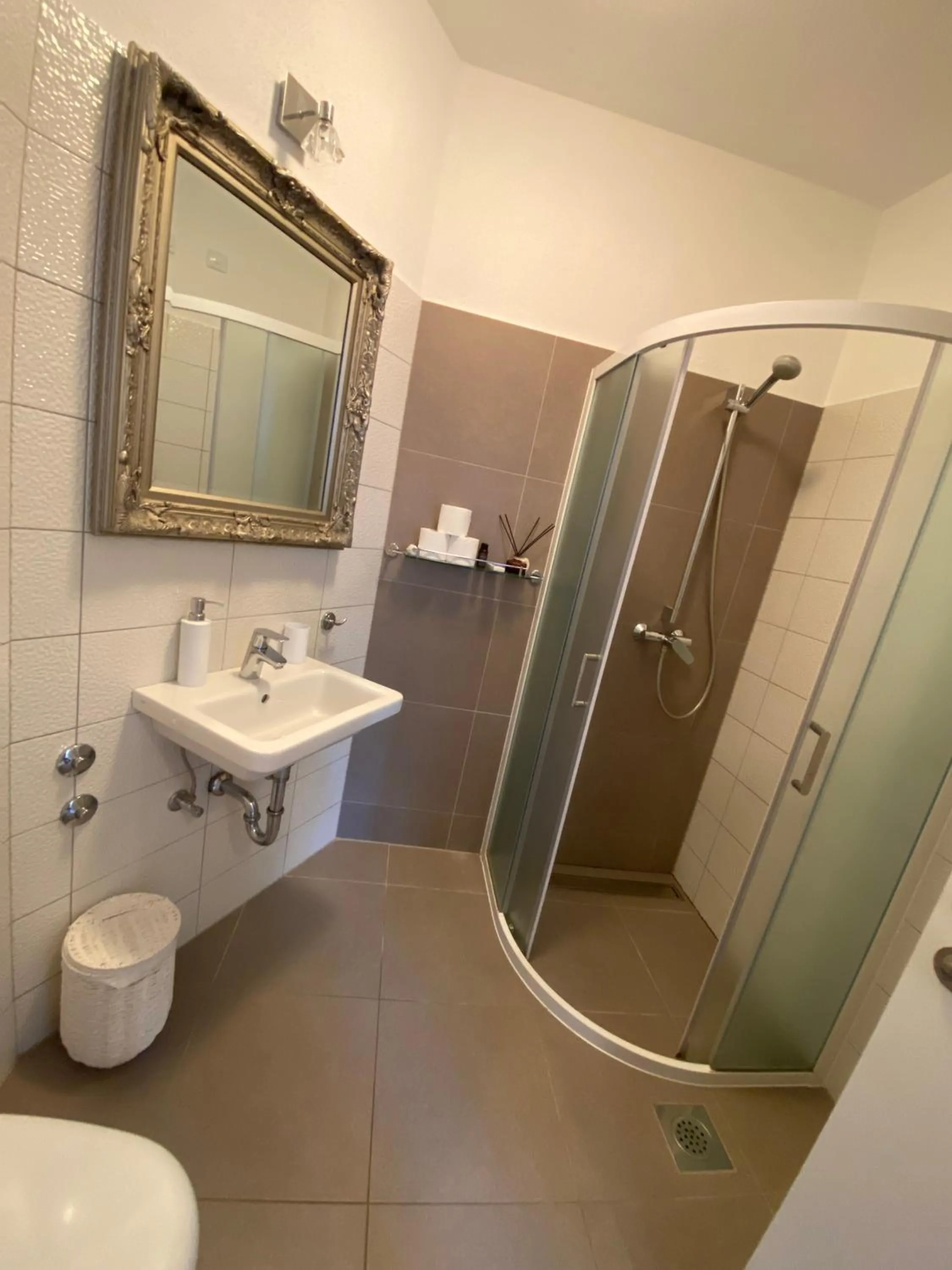 Bathroom in Apartments Domani