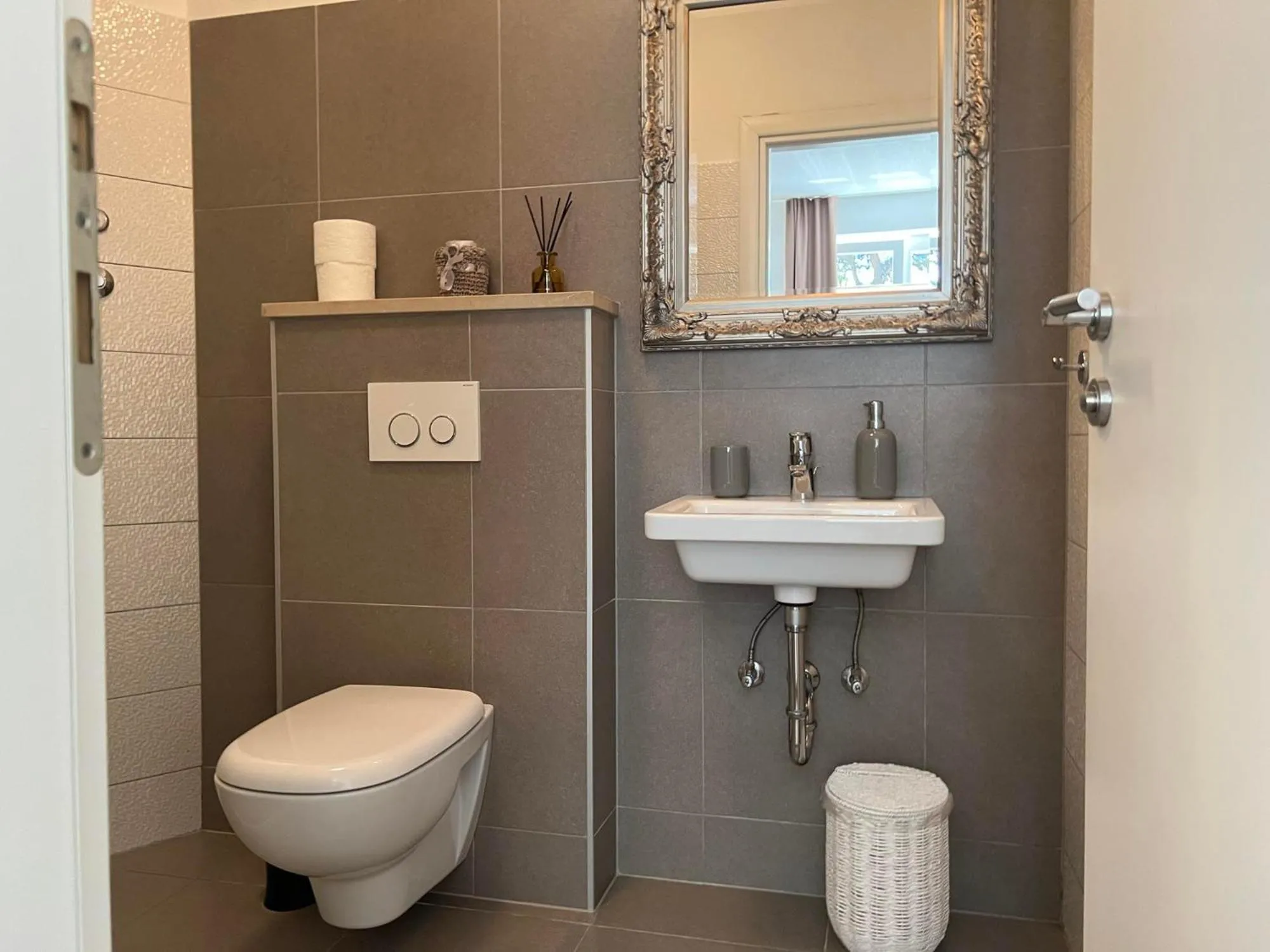 Shower in Apartments Domani