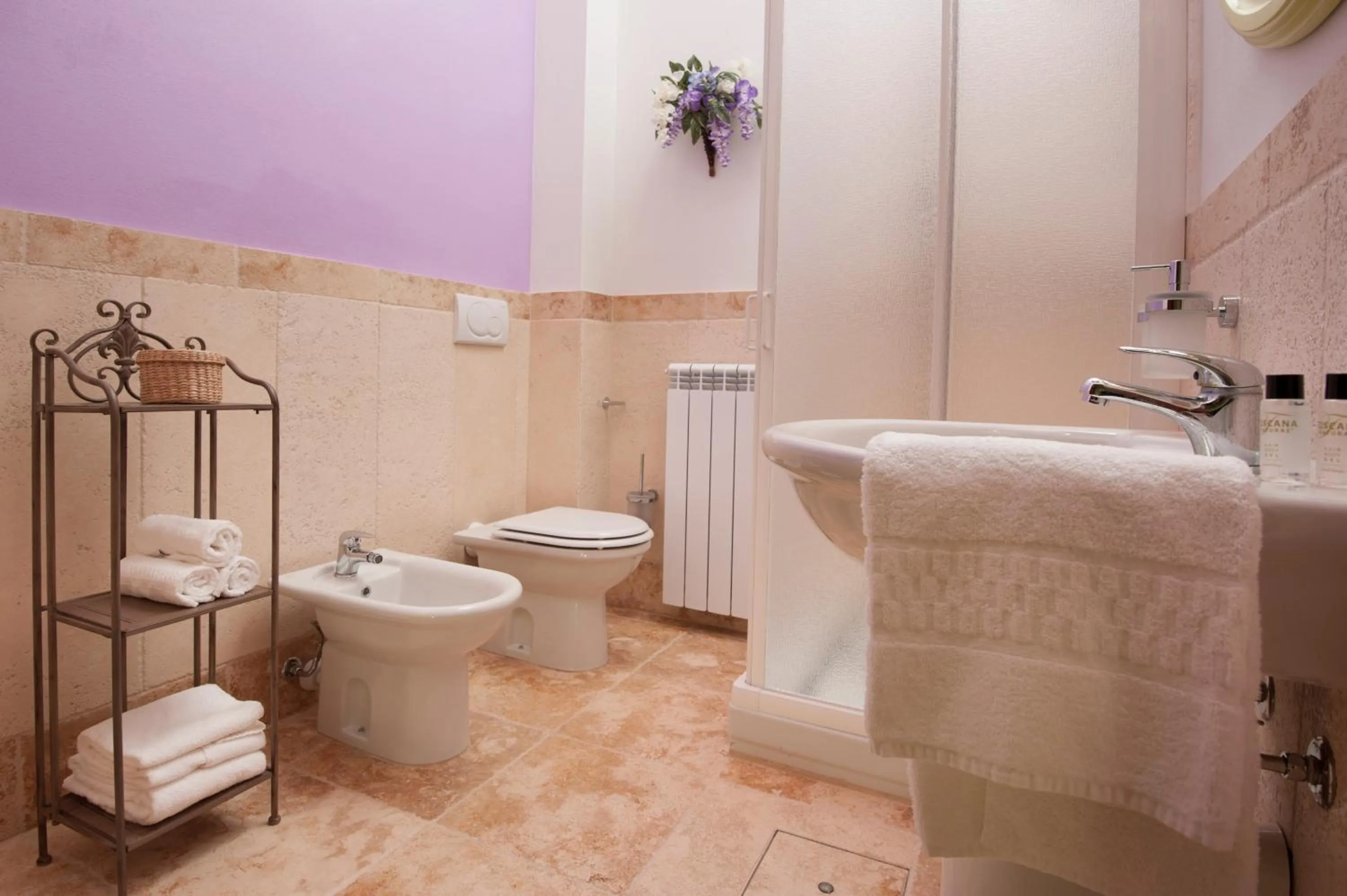 Shower in Antico Granaione