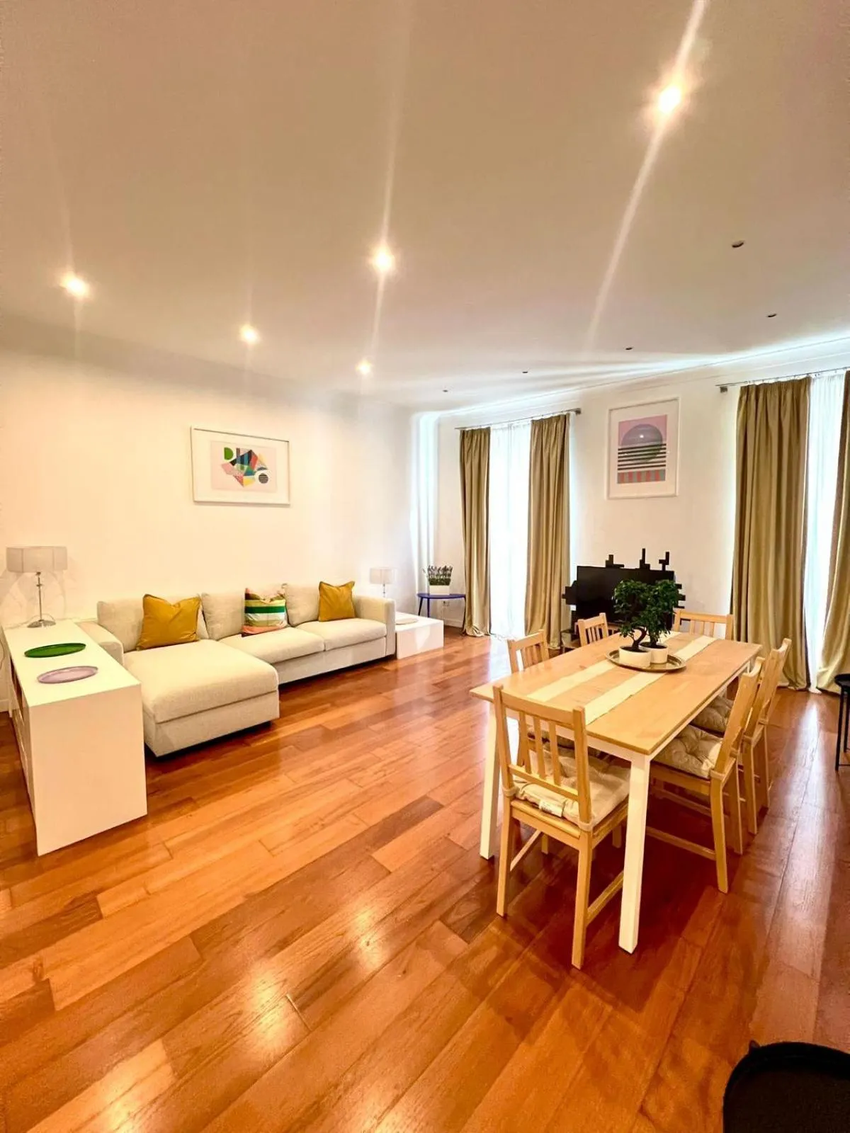 Living room in Via Del Corso Home Roma