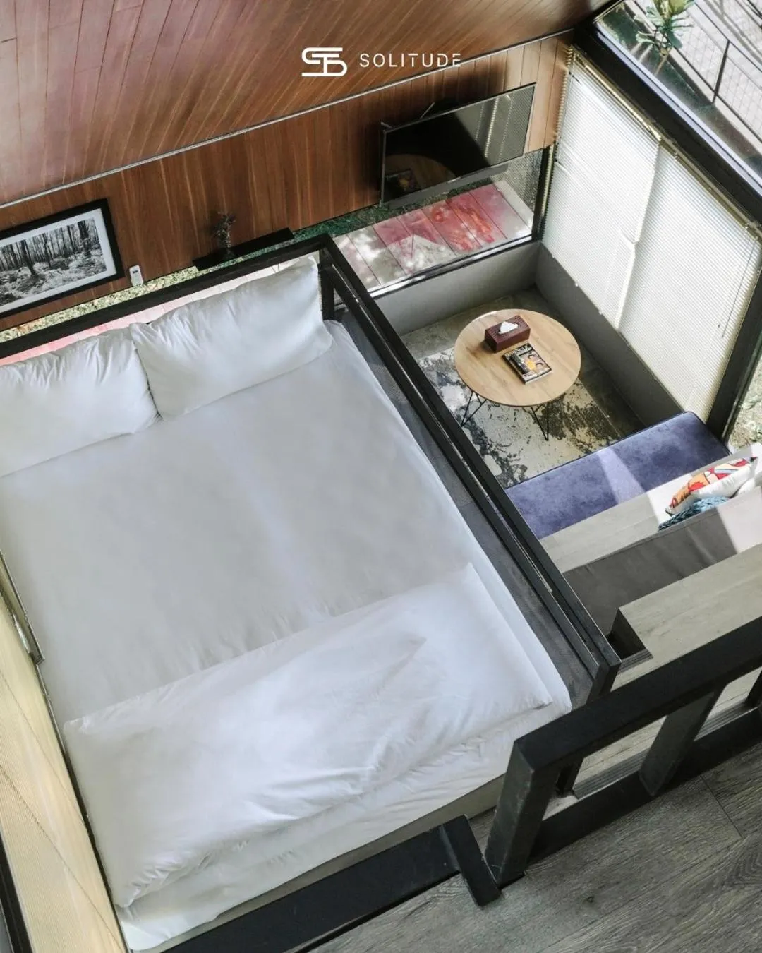 Bed in Solitude Tahura Villa Bandung