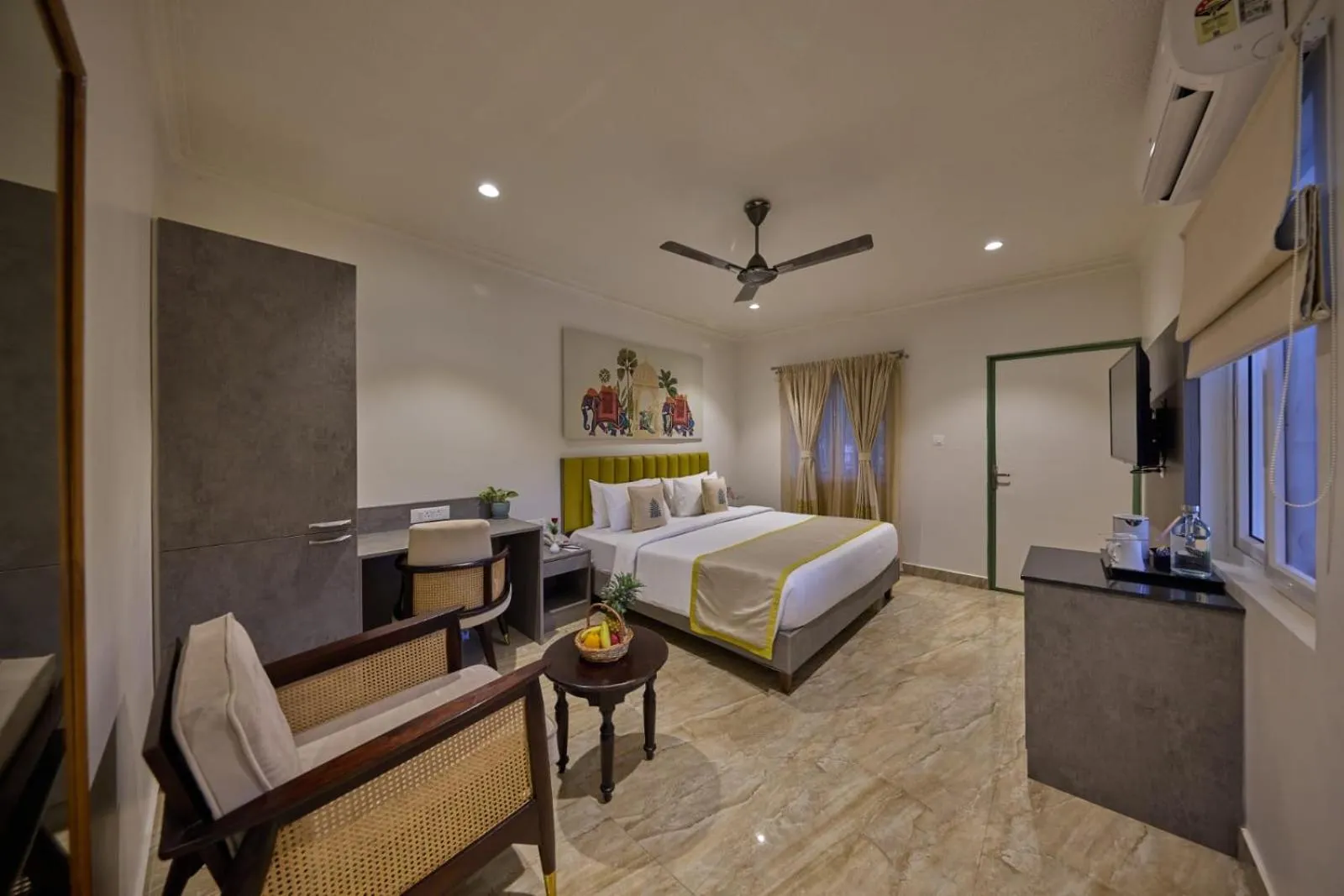 Bed in Regenta Resort Sakleshpur