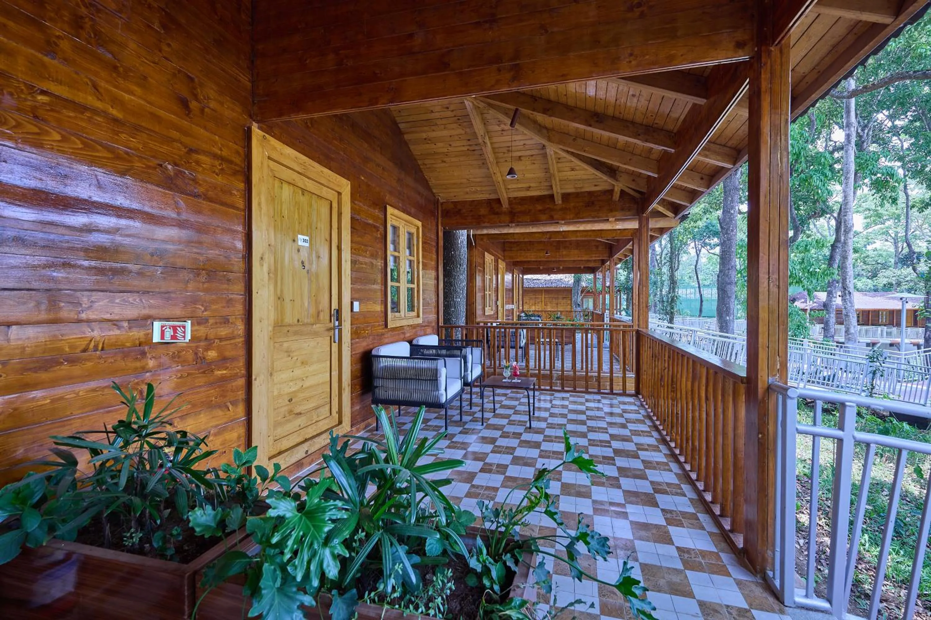 Balcony/Terrace in Regenta Resort Sakleshpur