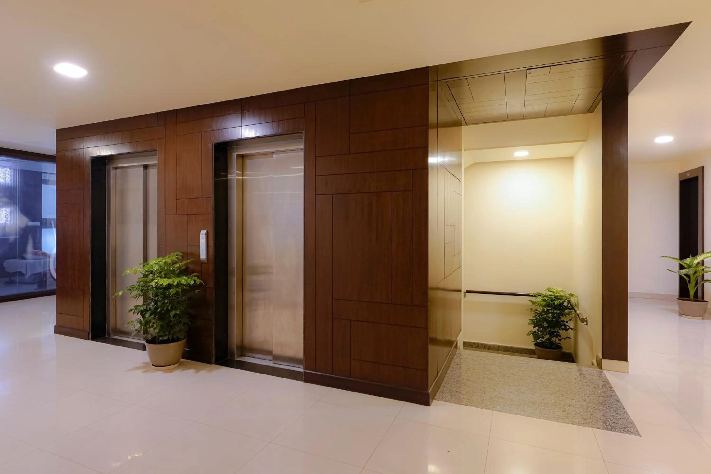 elevator in Clover - A Rivido Hotel Jigani