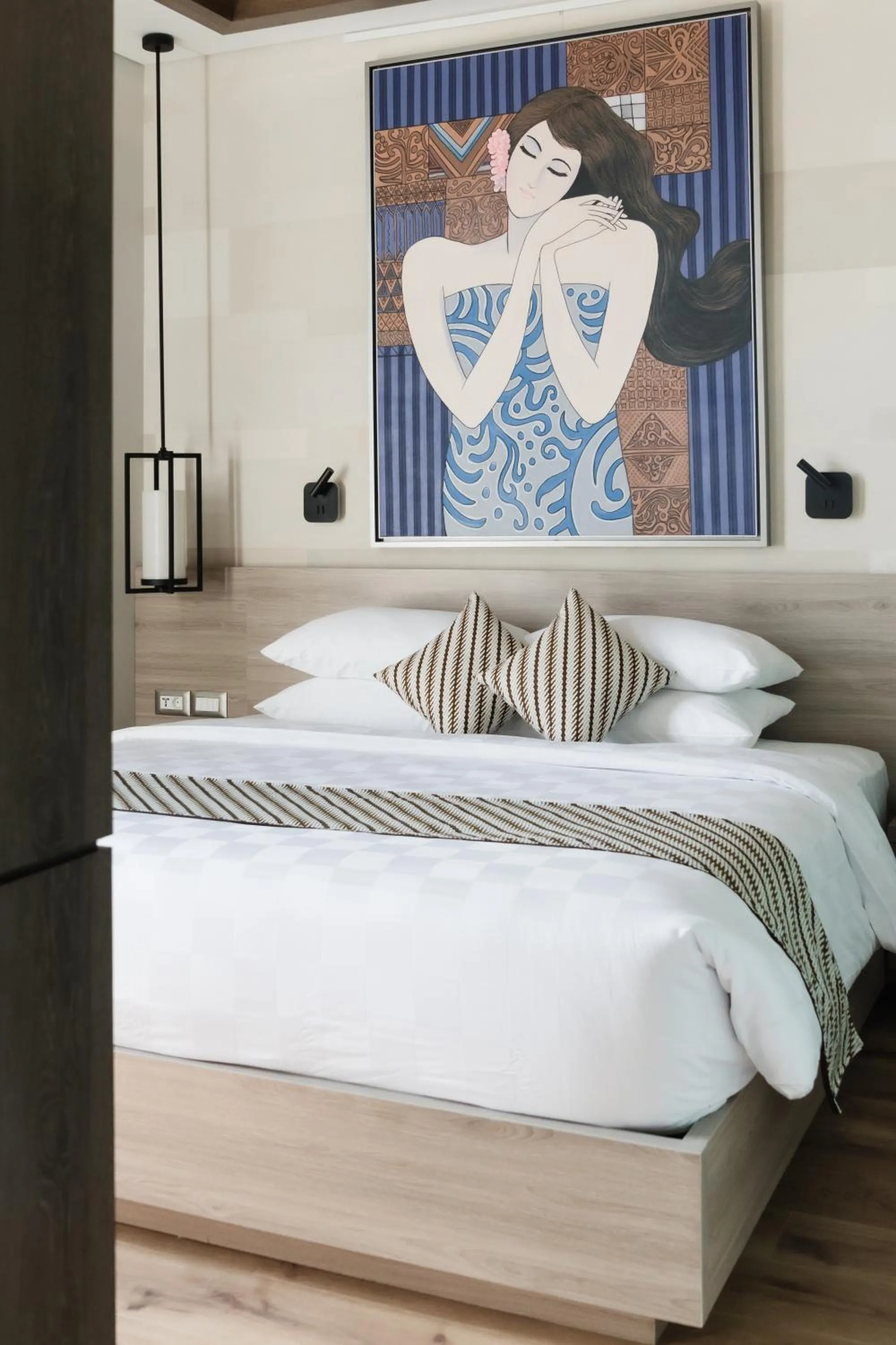 Bed in The Margaux Hotel Yogyakarta