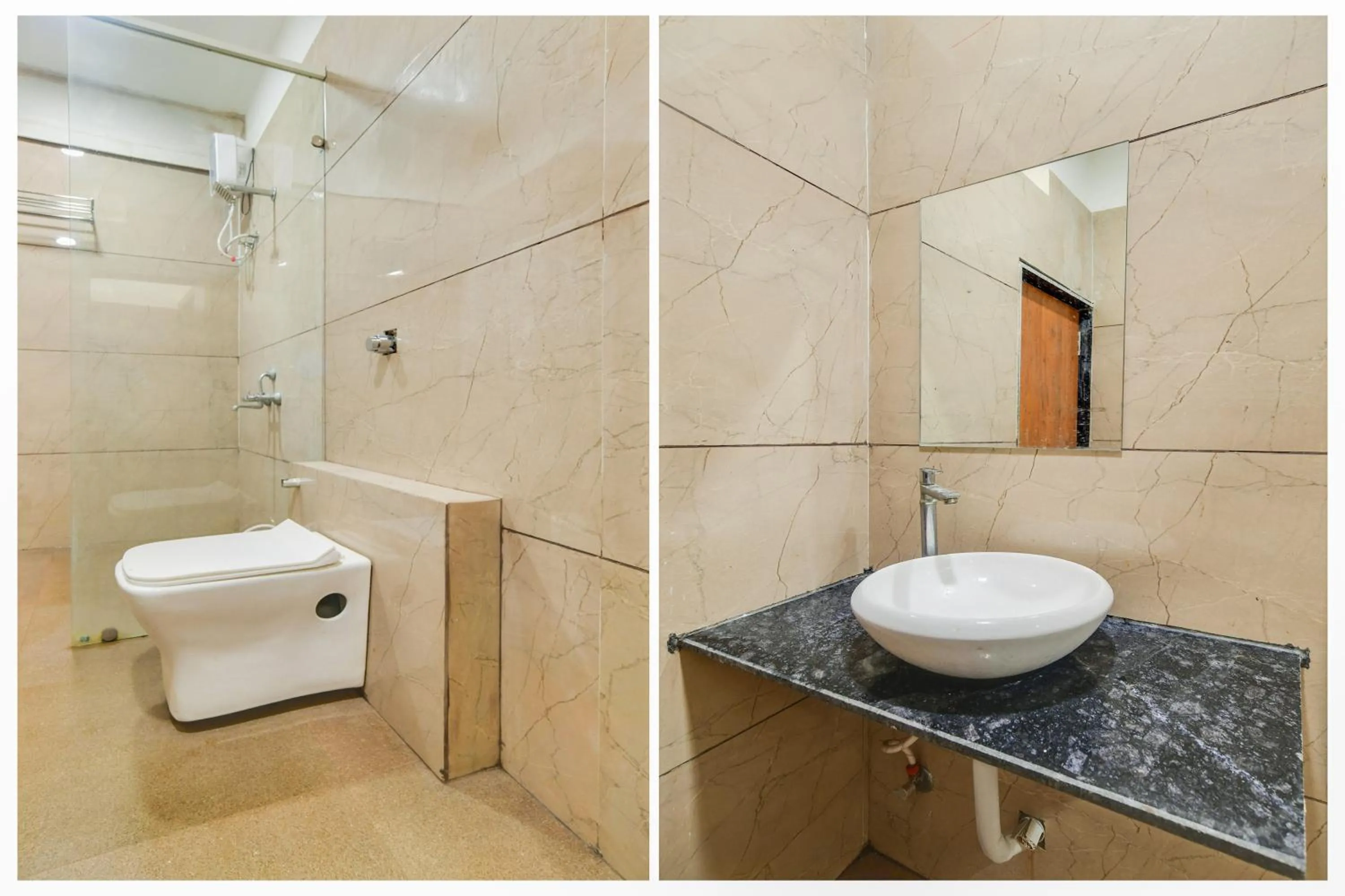 Bathroom in Super Hotel O Ujjain Near Hari Fatak