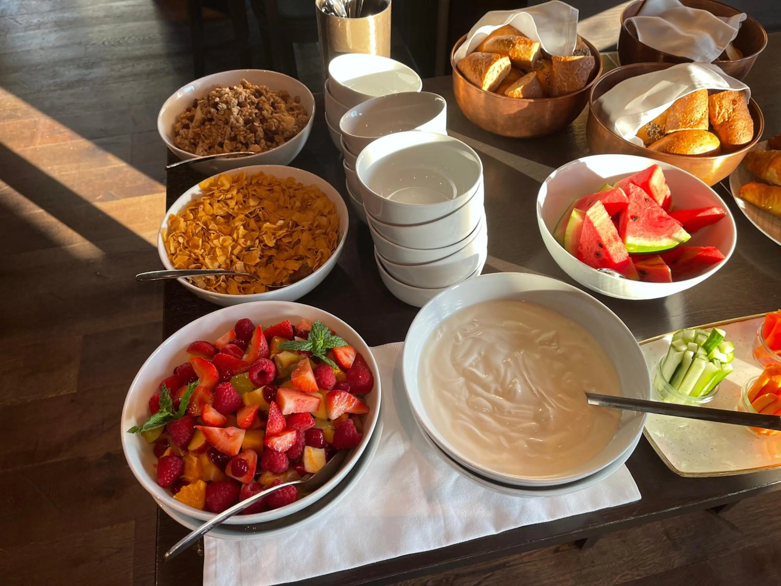 Breakfast in Hotel Johann