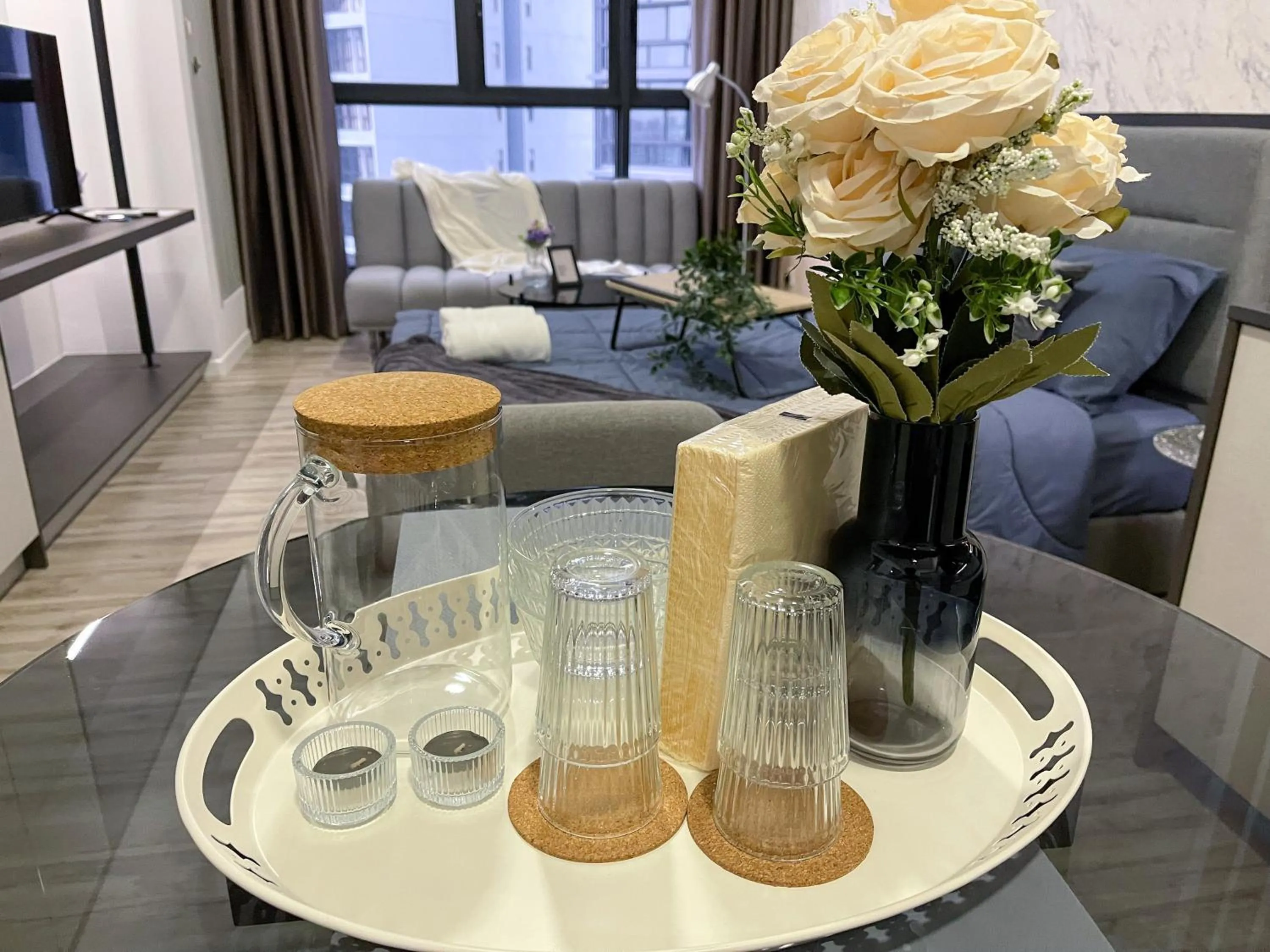 Living room in Millerz Square Kuala Lumpur by Synergy