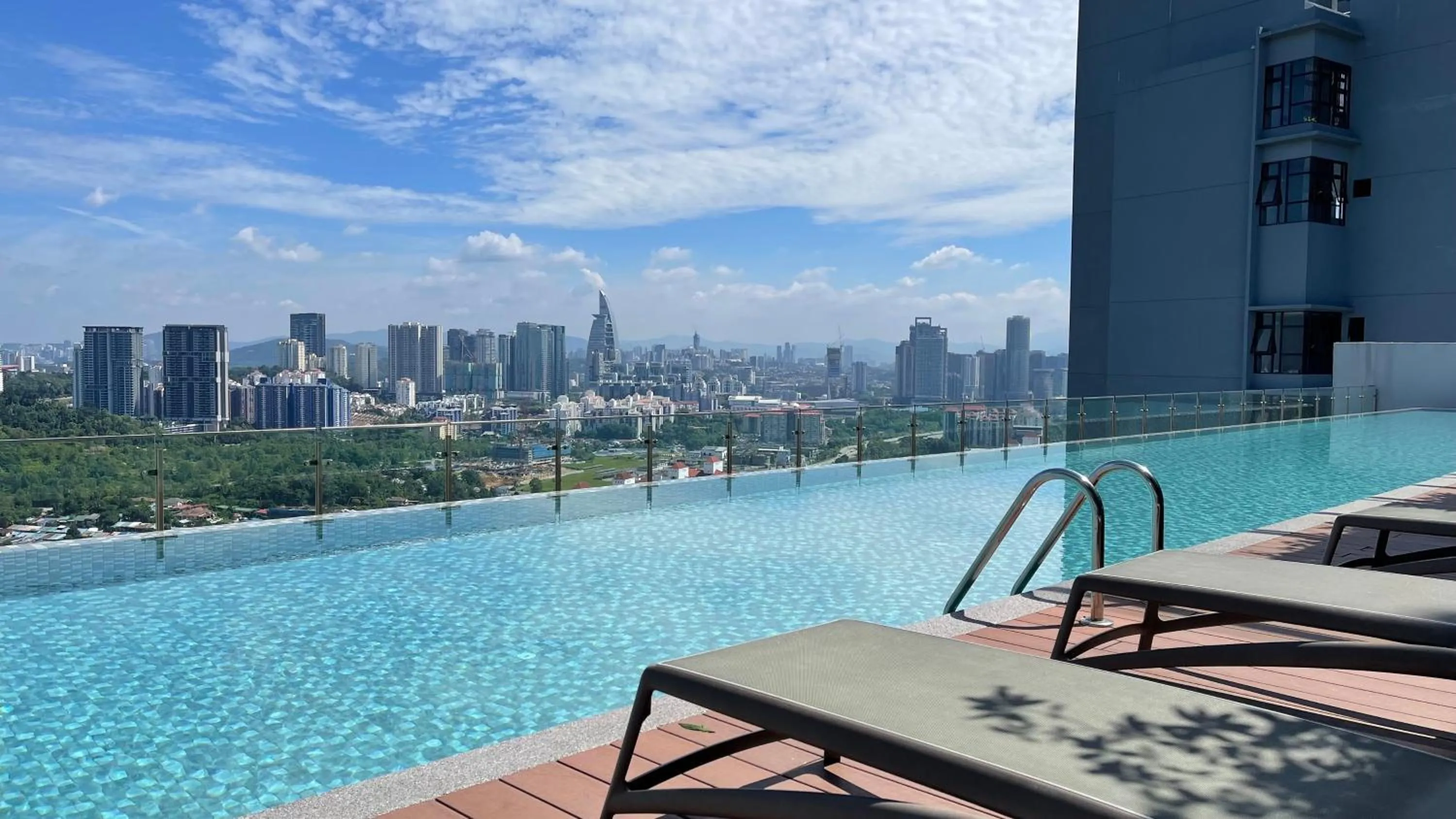 Swimming pool in Millerz Square Kuala Lumpur by Synergy