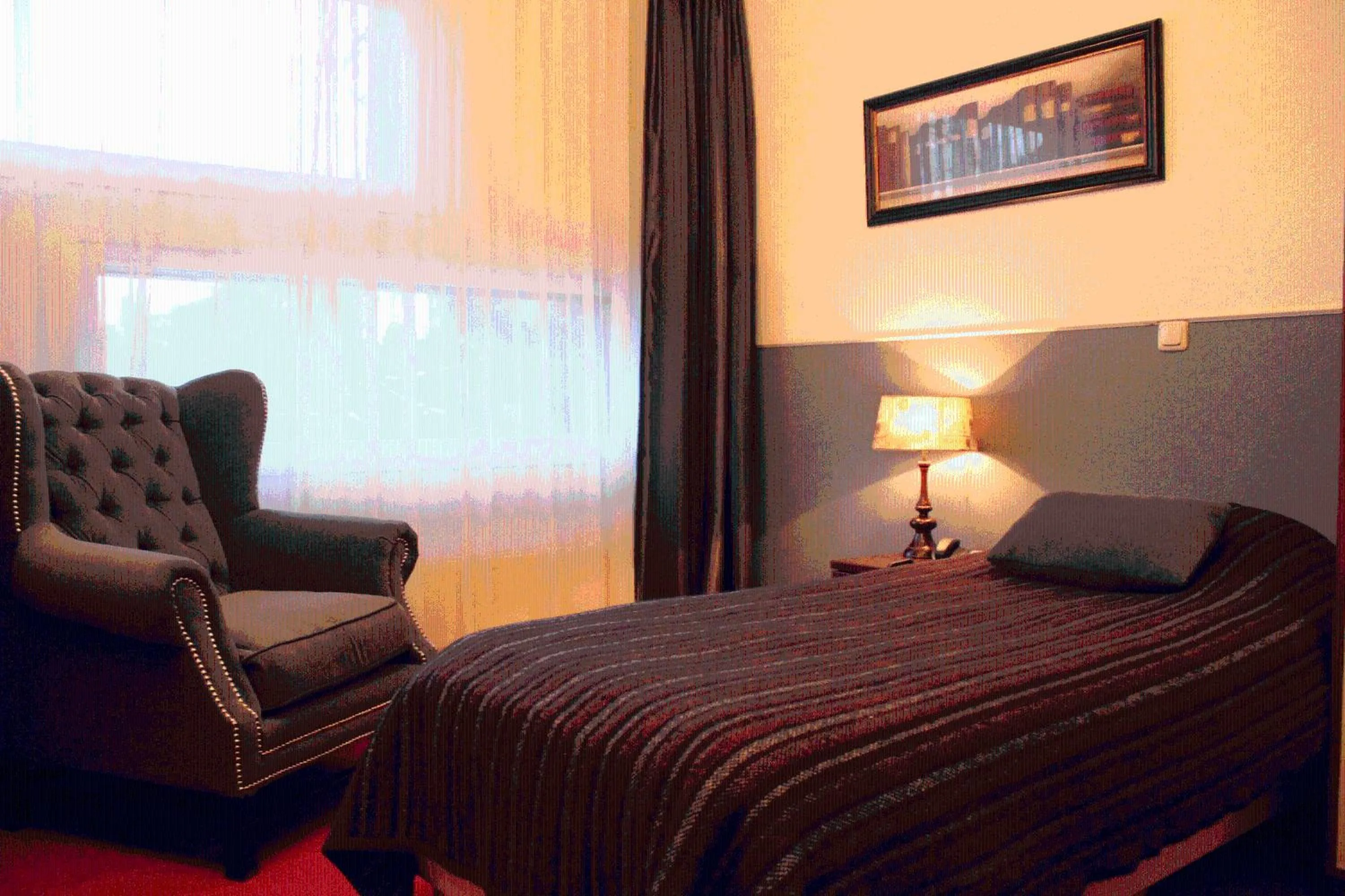 Bed in Parkhotel Hugo de Vries