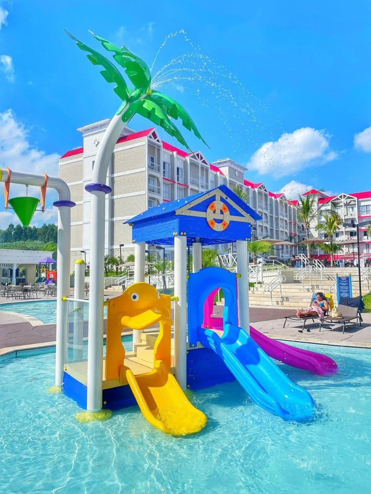 Children play ground in São Pedro Thermas Resort