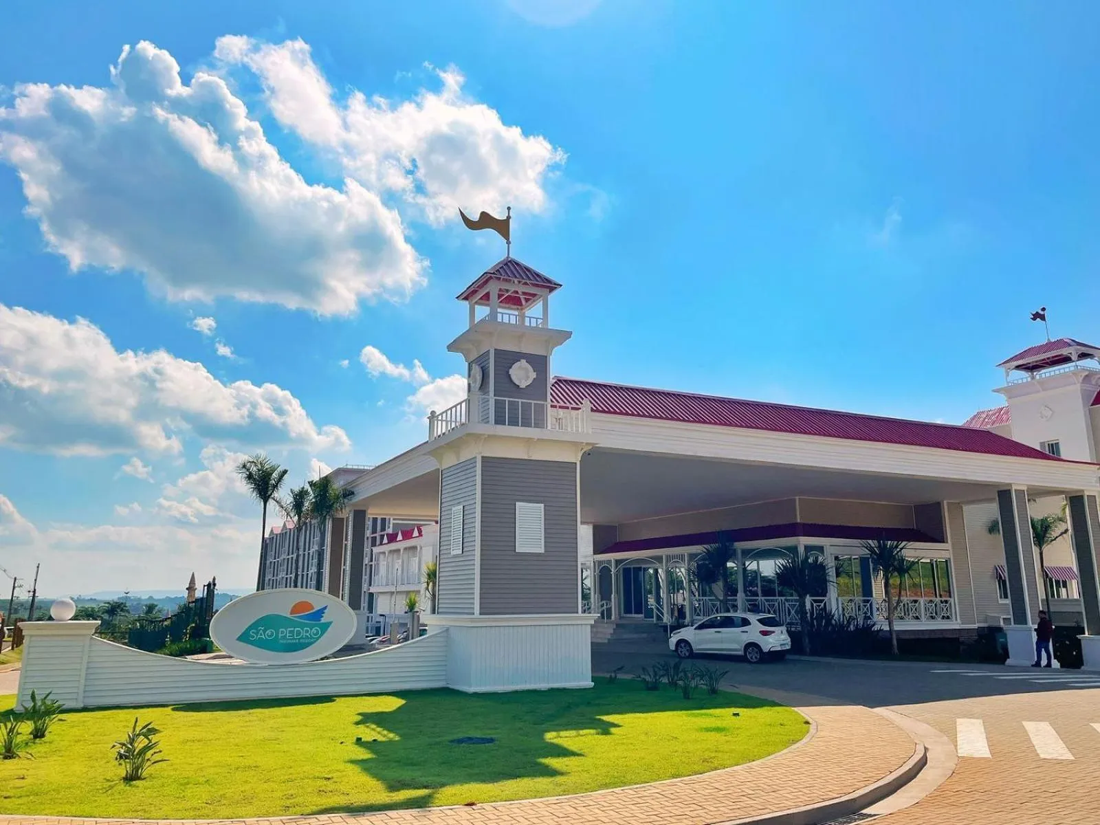 Facade/entrance in São Pedro Thermas Resort