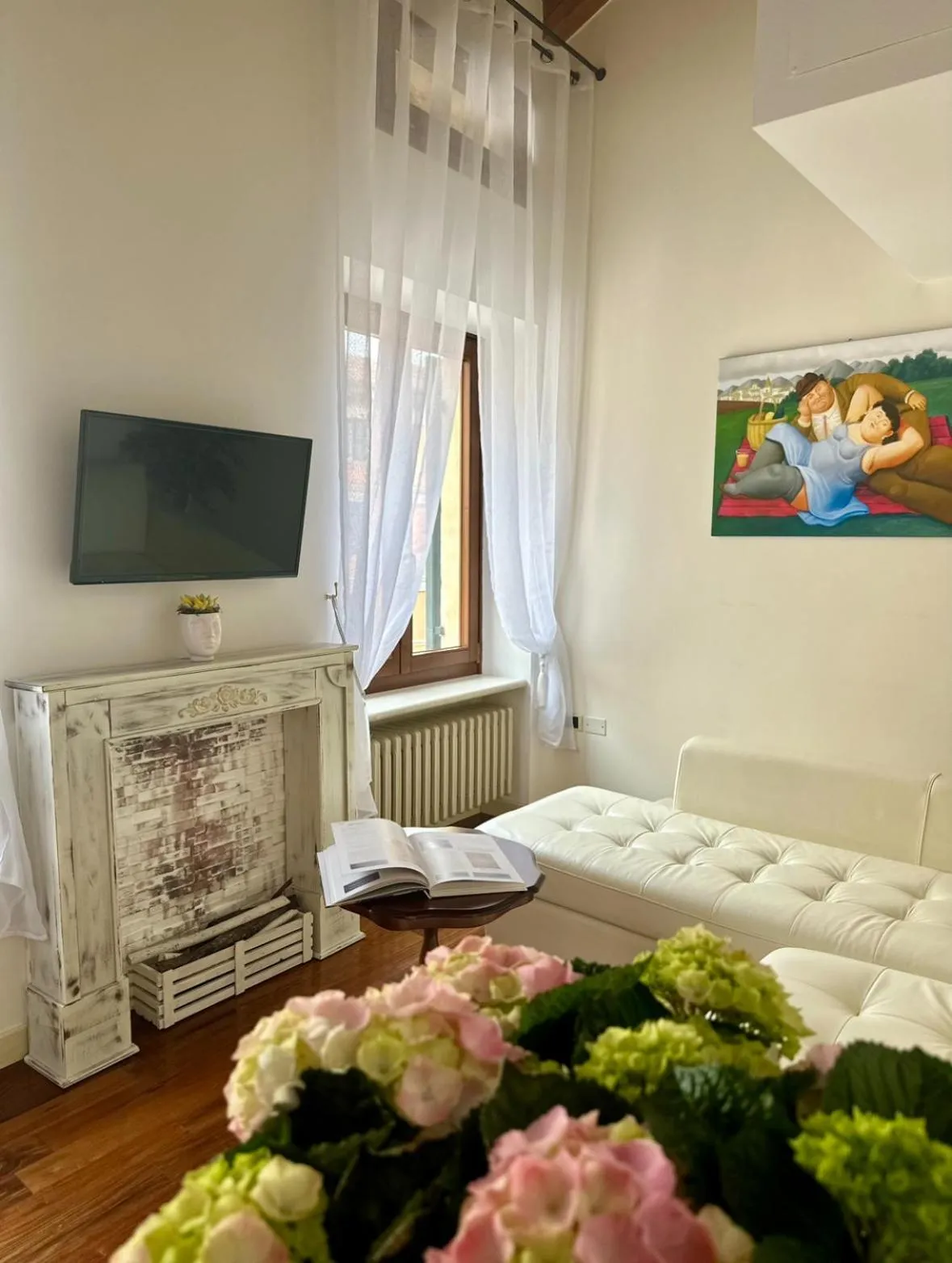 Bed in Relais Ponte Pietra