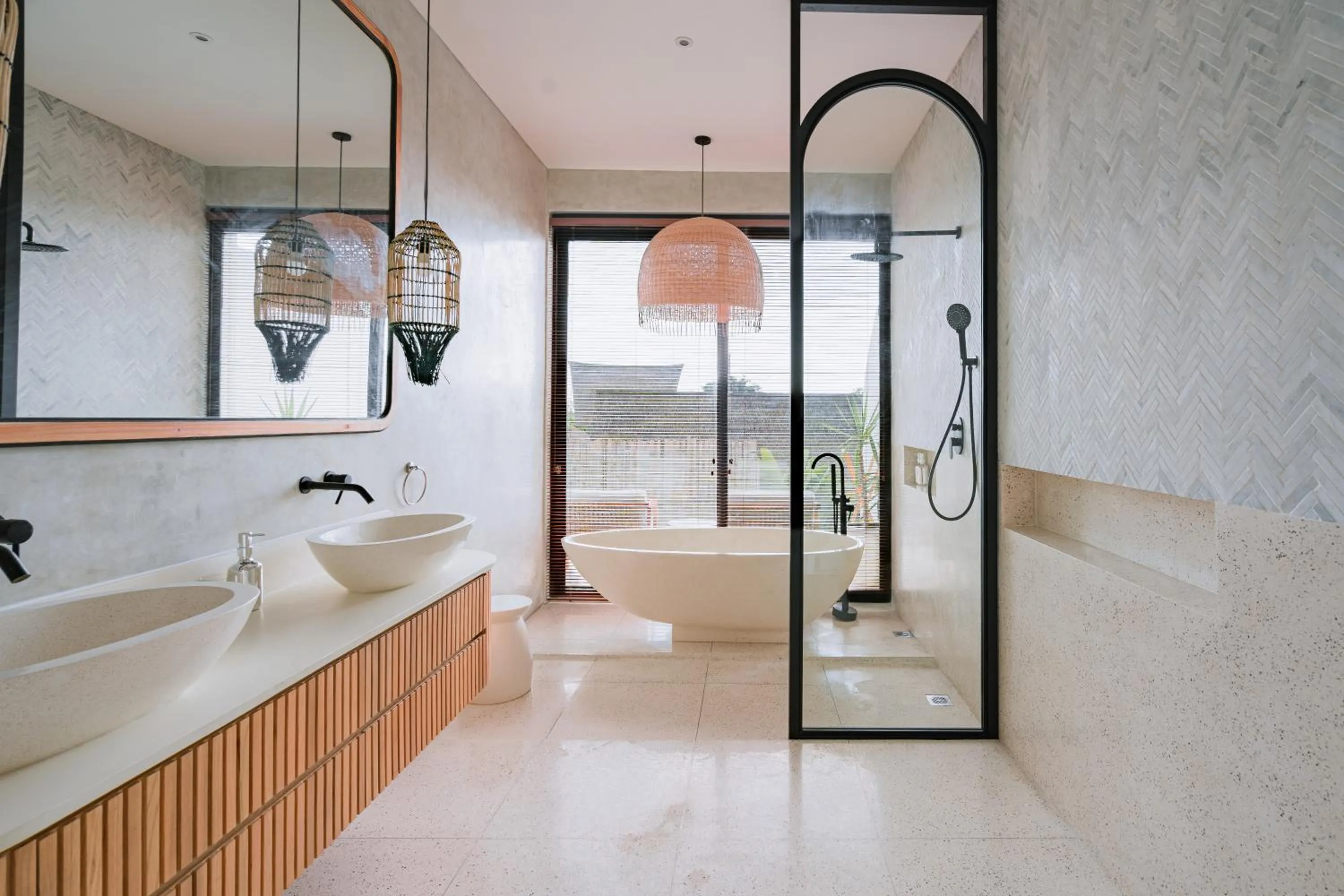 Shower in Unity Villa 1 Canggu