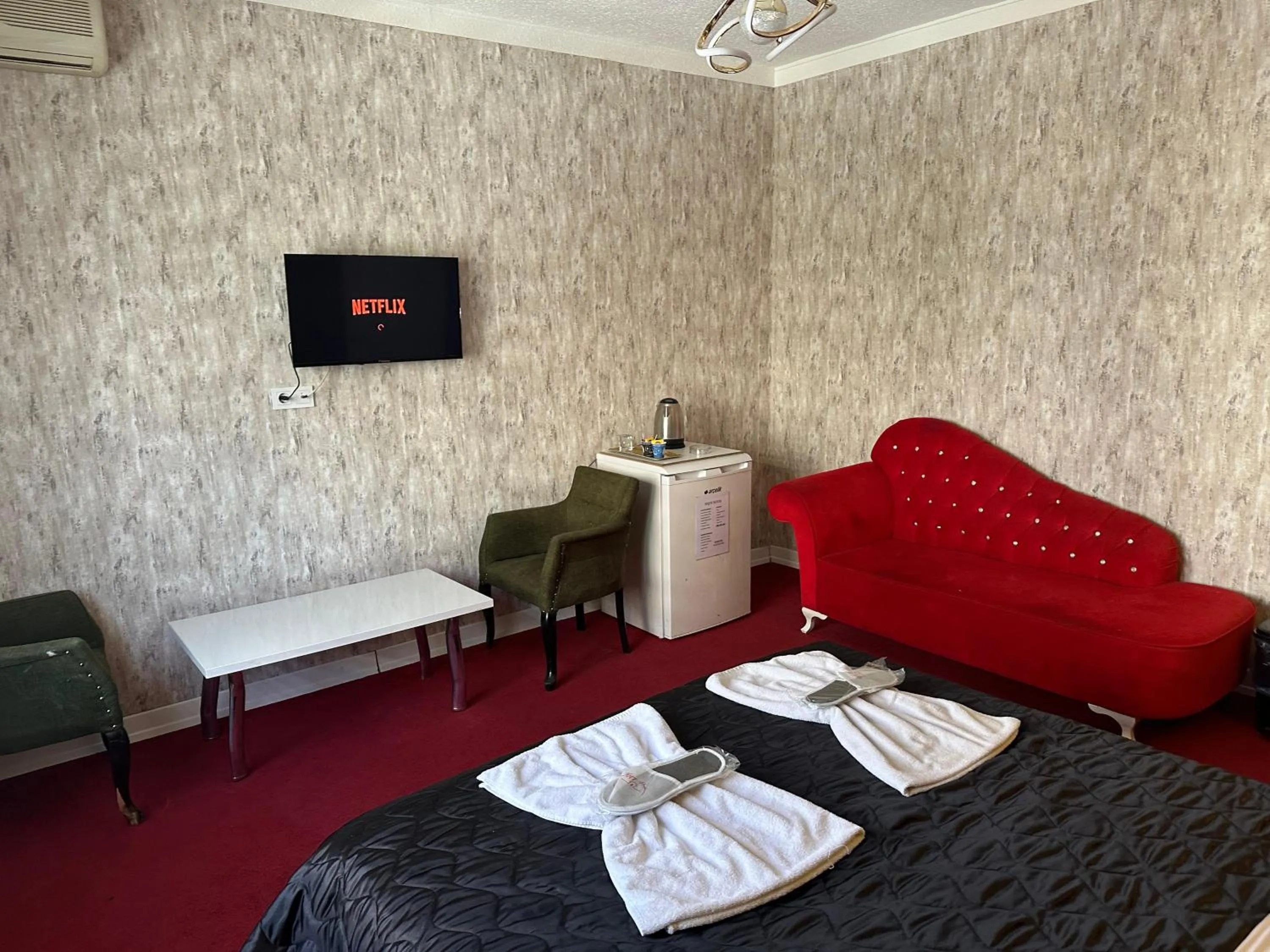 Bed in ENJOY HOUSE BOUTİQE OTEL