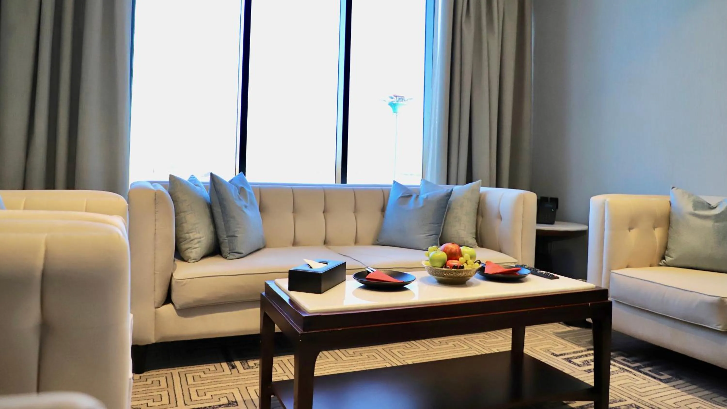 Living room in Five Seasons Hotel