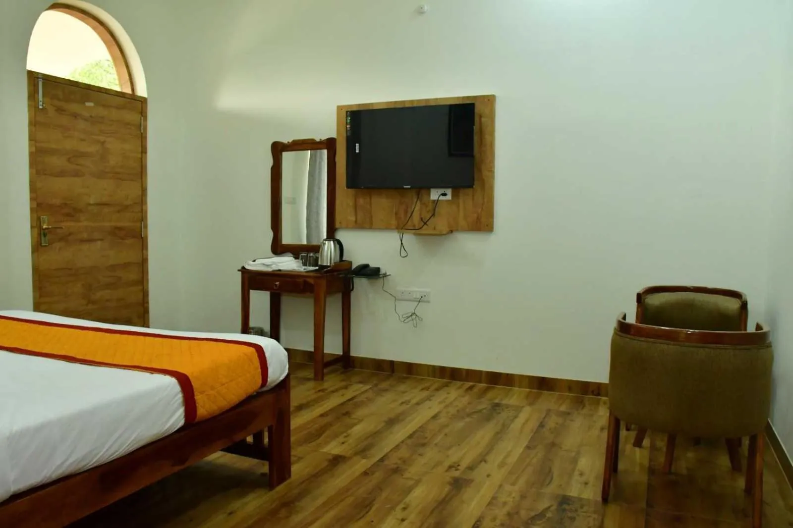 Bedroom, Bed in Ranthambore Jalsa