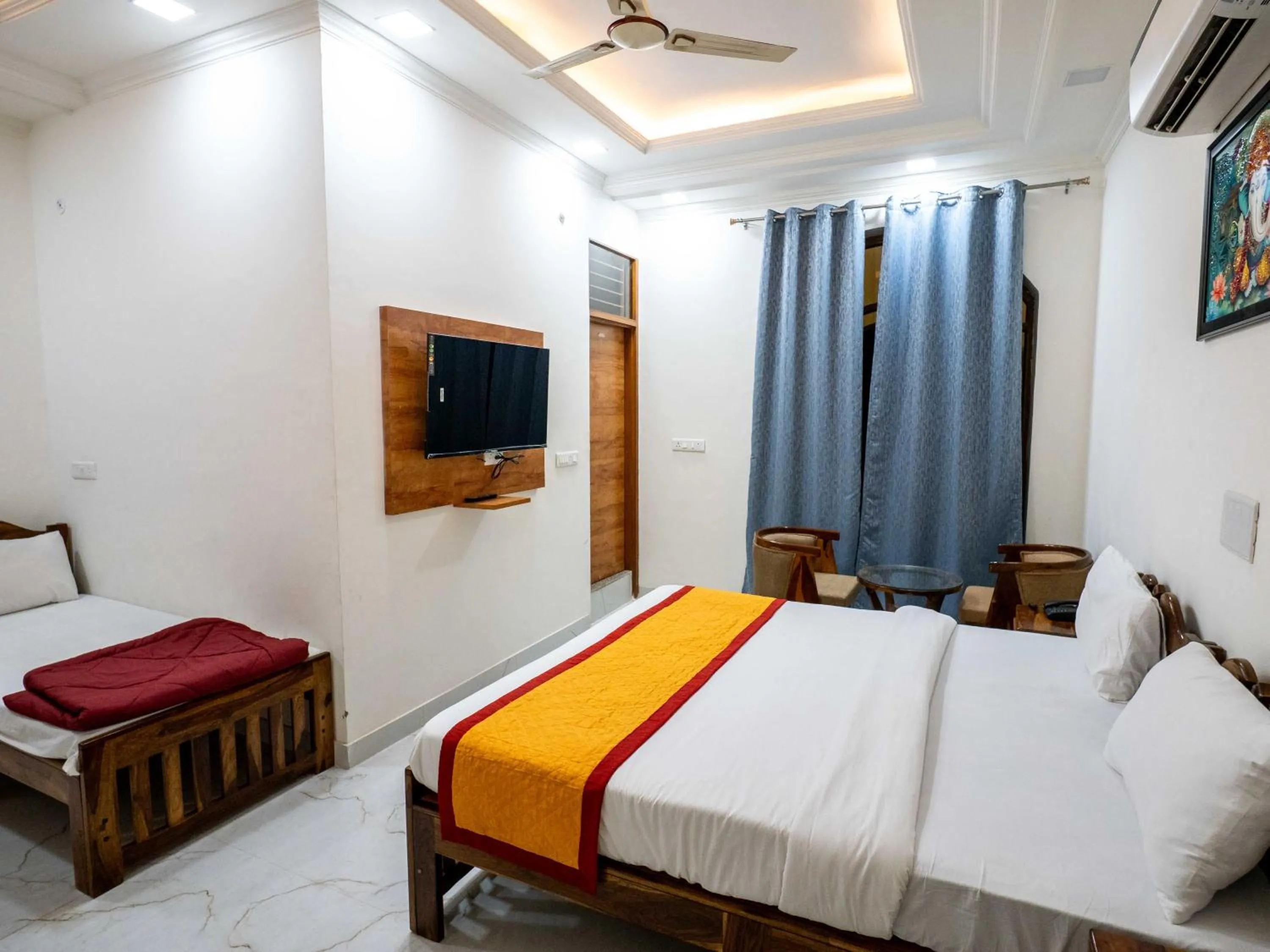 Bedroom, Bed in Ranthambore Jalsa