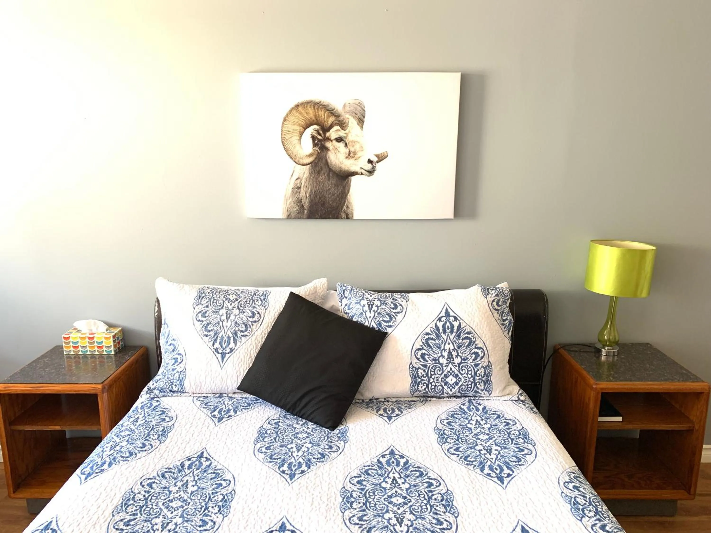 Bed in Motel Giffard