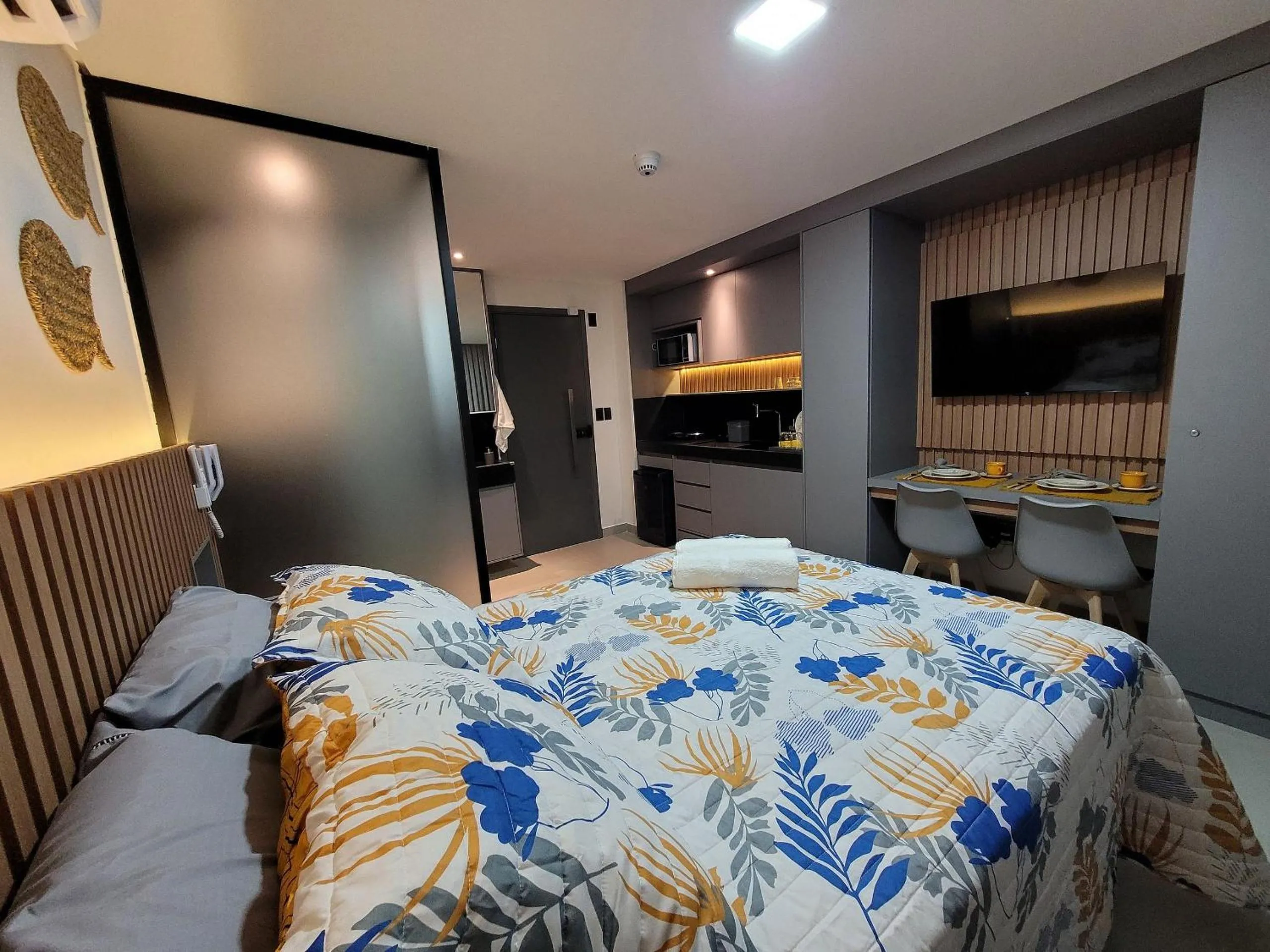 Photo of the whole room, Bed in Studio Aconchegante no Bessa