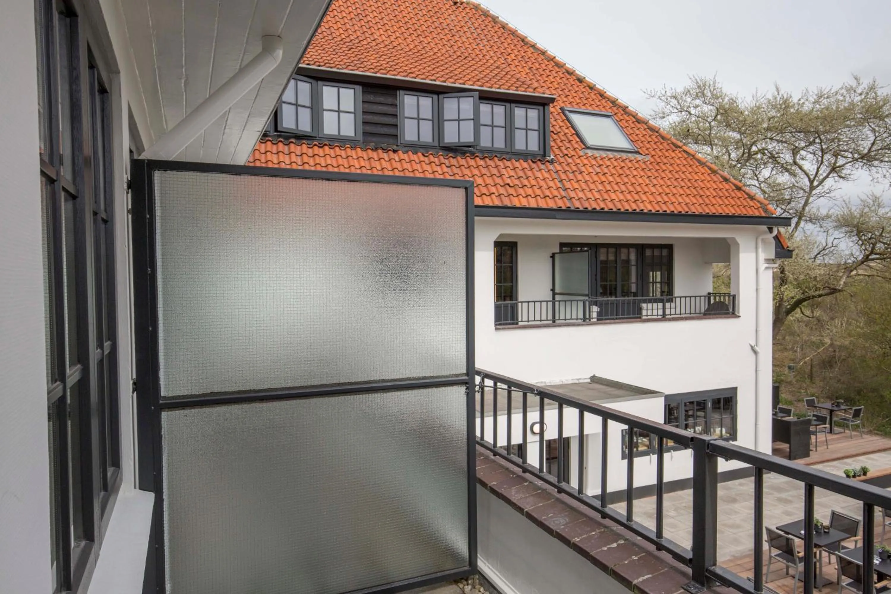 Garden view in Fletcher Boutique Hotel Duinoord