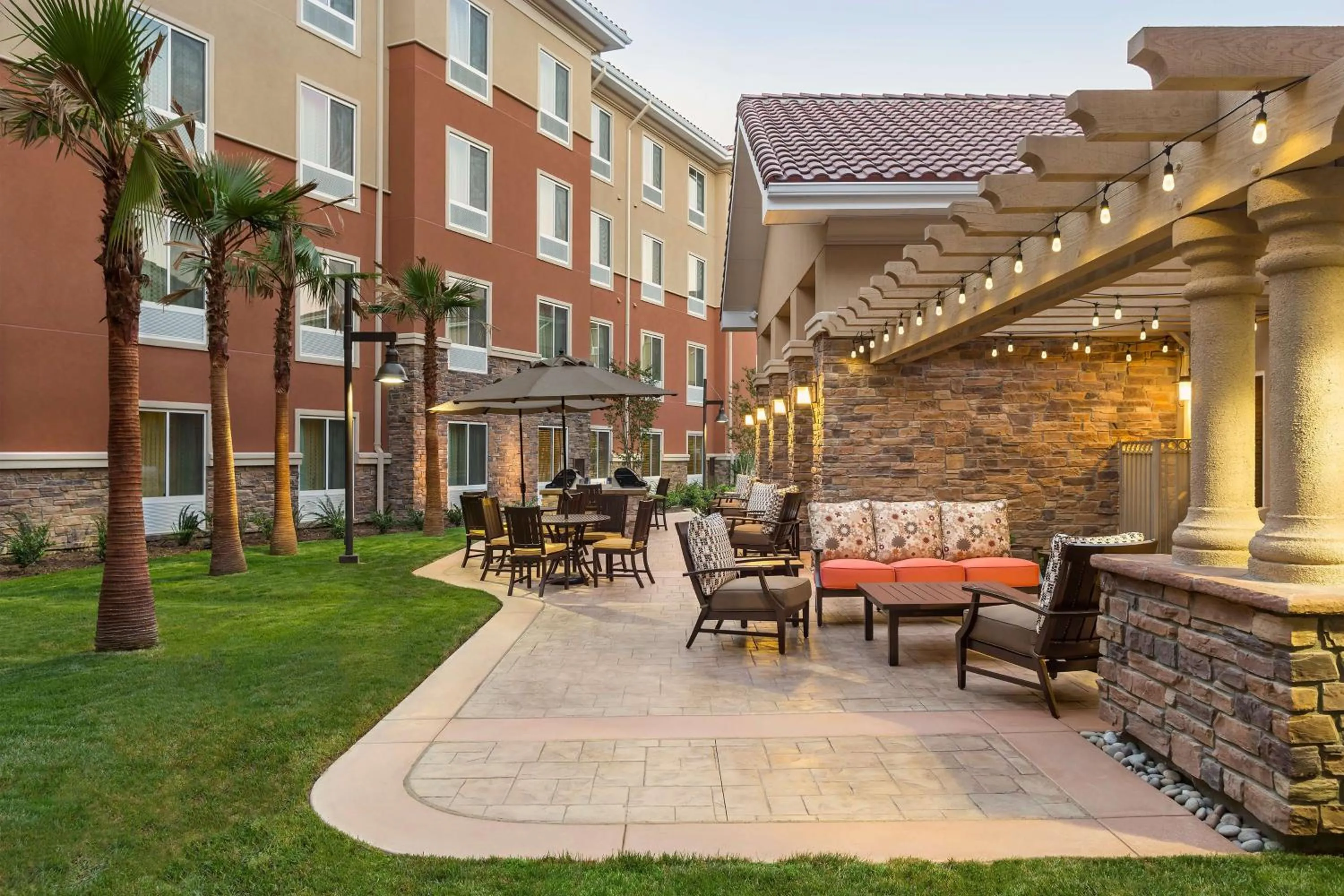 Patio in Homewood Suites by Hilton San Bernardino