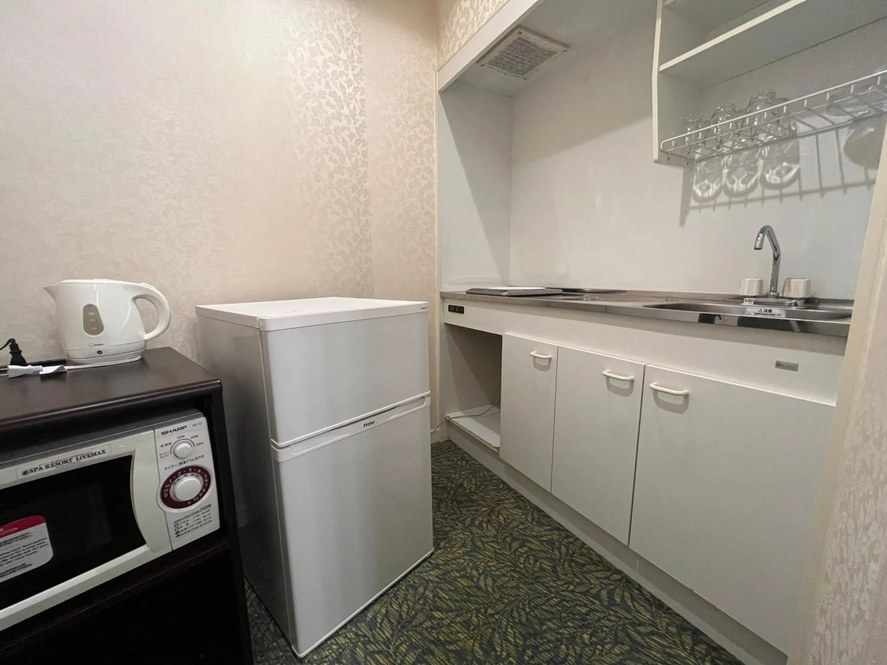 Kitchen or kitchenette in Spa Resort LiVEMAX