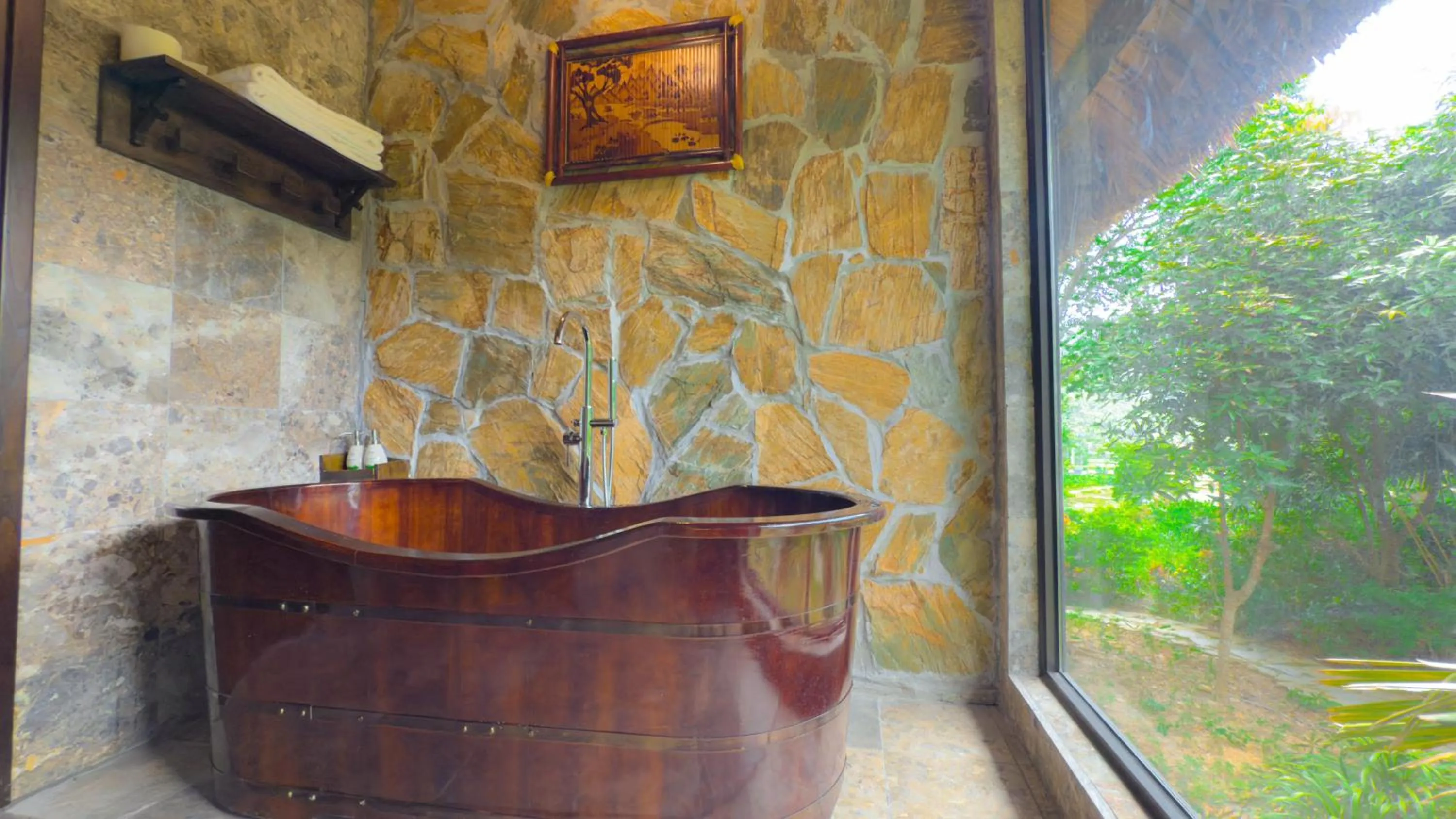 Shower in Mai Chau Ecolodge