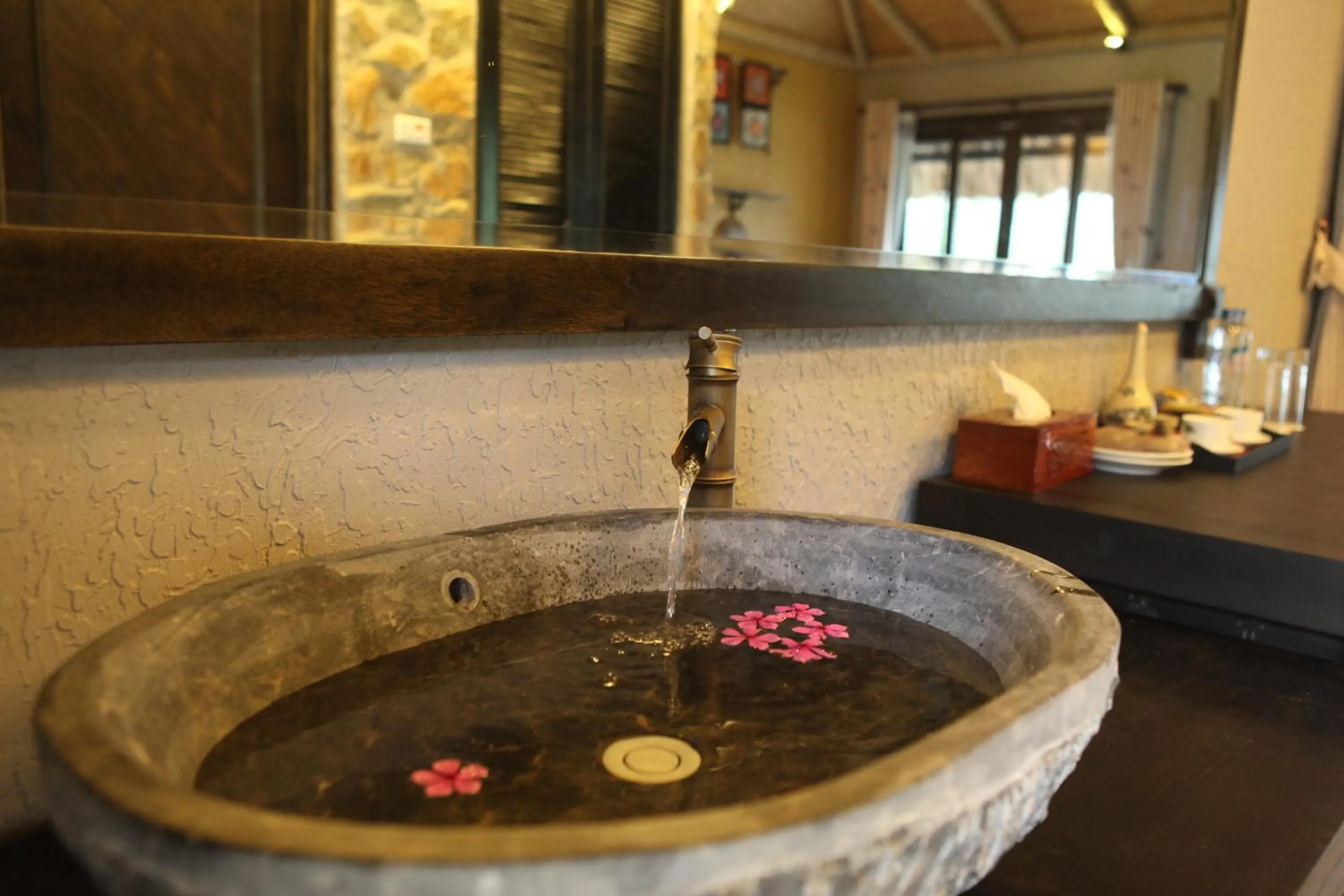 Bathroom in Mai Chau Ecolodge