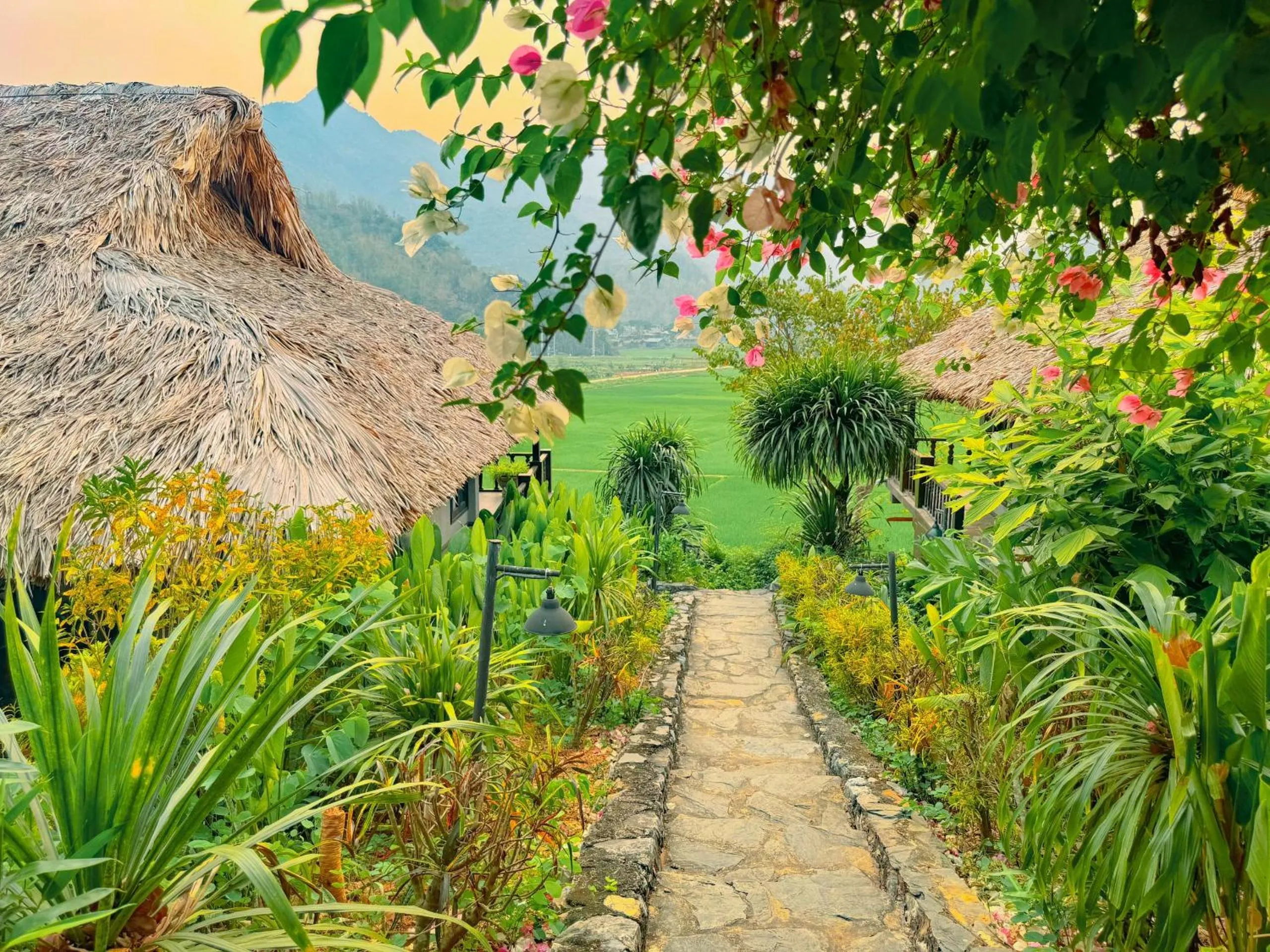 On site in Mai Chau Ecolodge