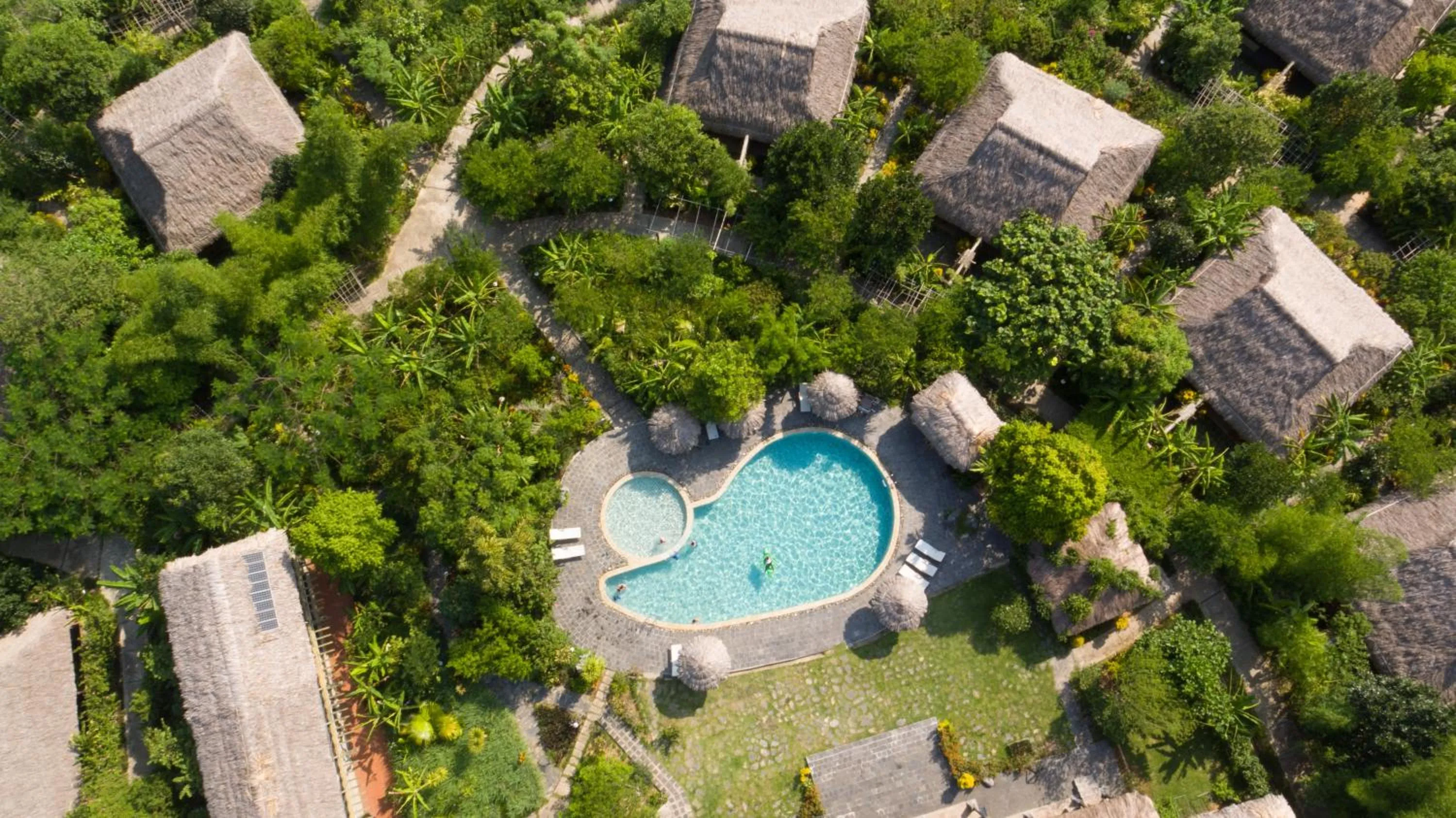 Bird's eye view in Mai Chau Ecolodge