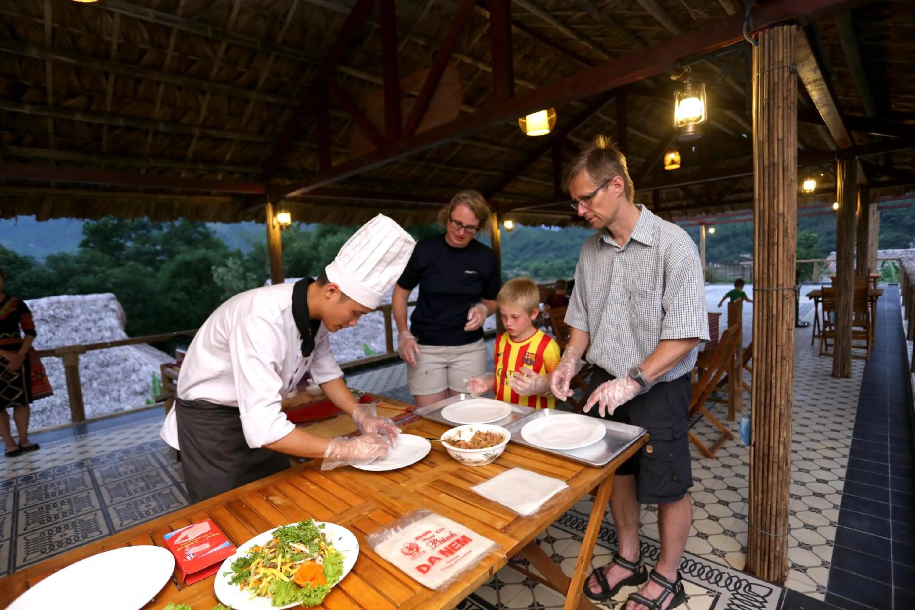 People in Mai Chau Ecolodge