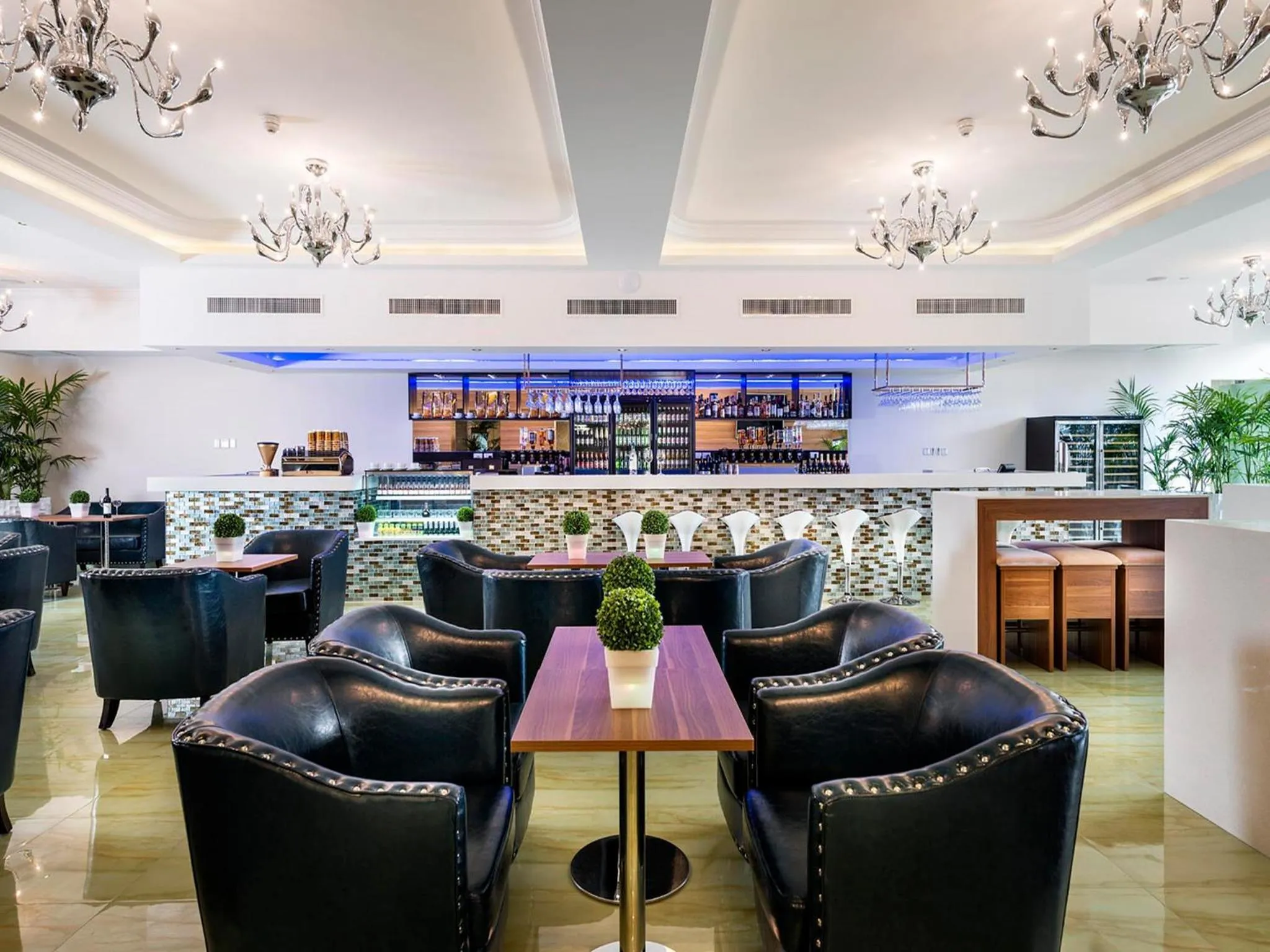 Lounge or bar in Swan River Hotel