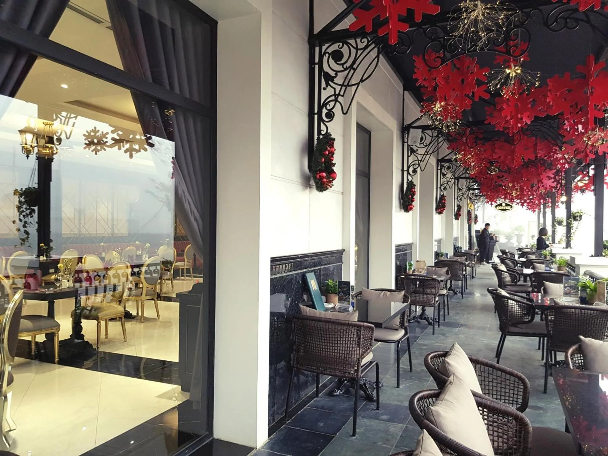 Patio in Hotel Sapa Square Affiliated by Melia