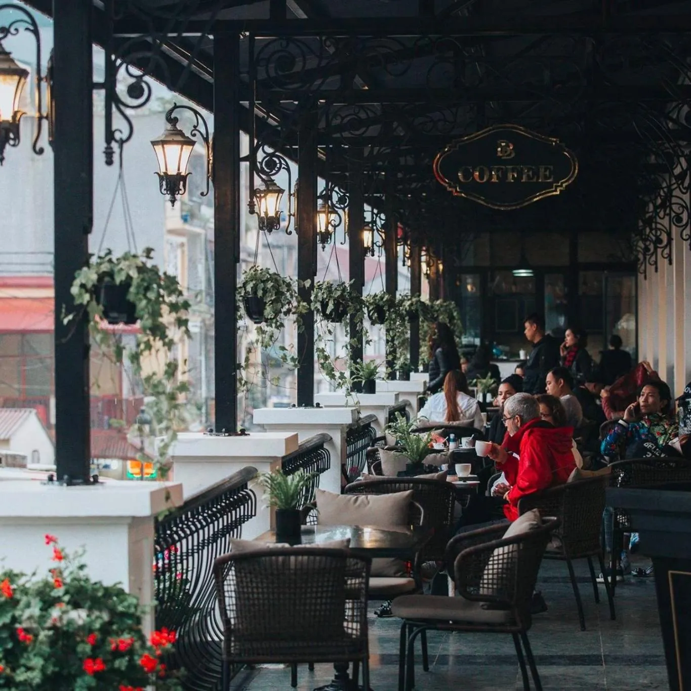 Patio in Hotel Sapa Square Affiliated by Melia