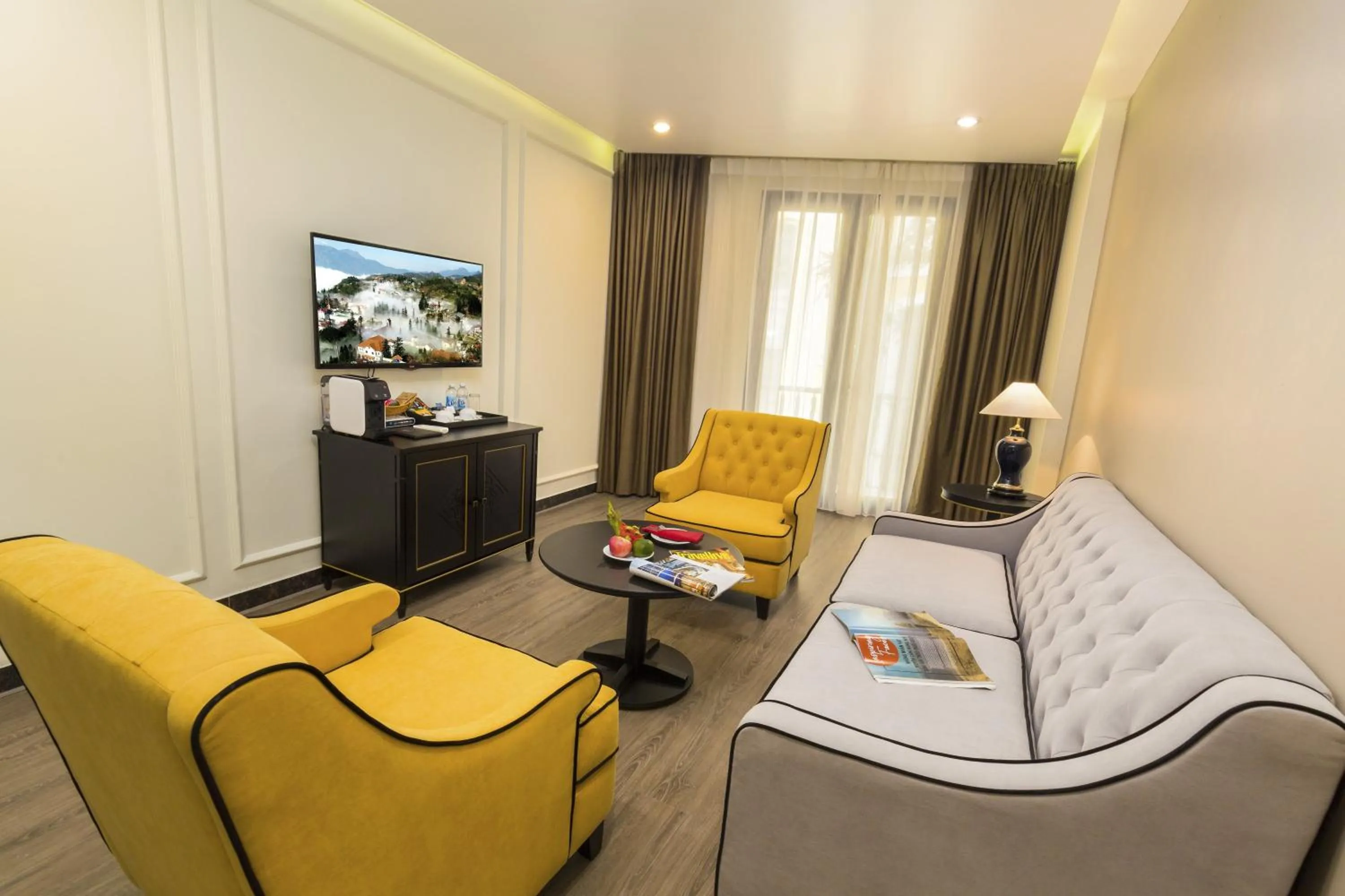 Living room in Hotel Sapa Square Affiliated by Melia