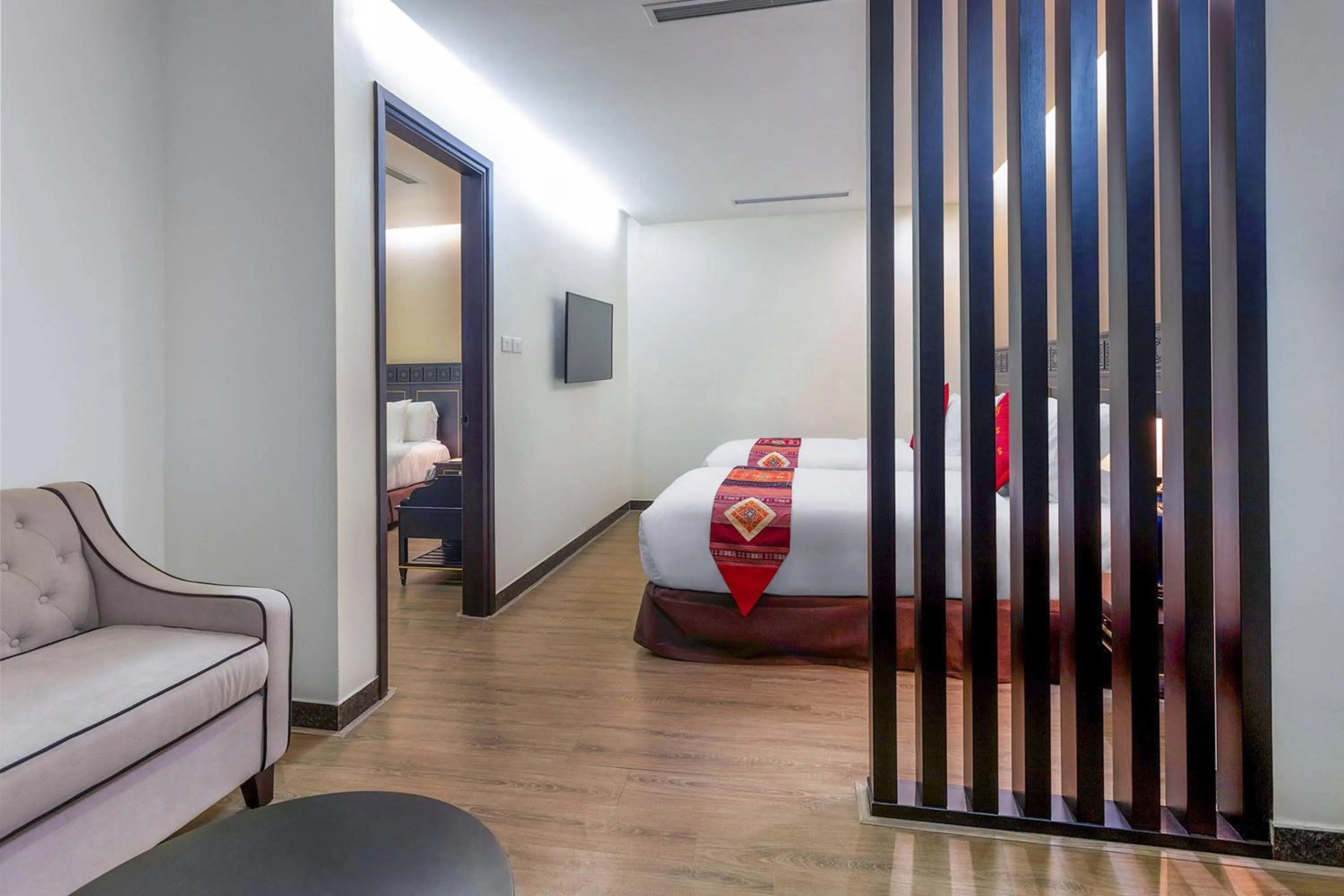 Bed in Hotel Sapa Square Affiliated by Meliá